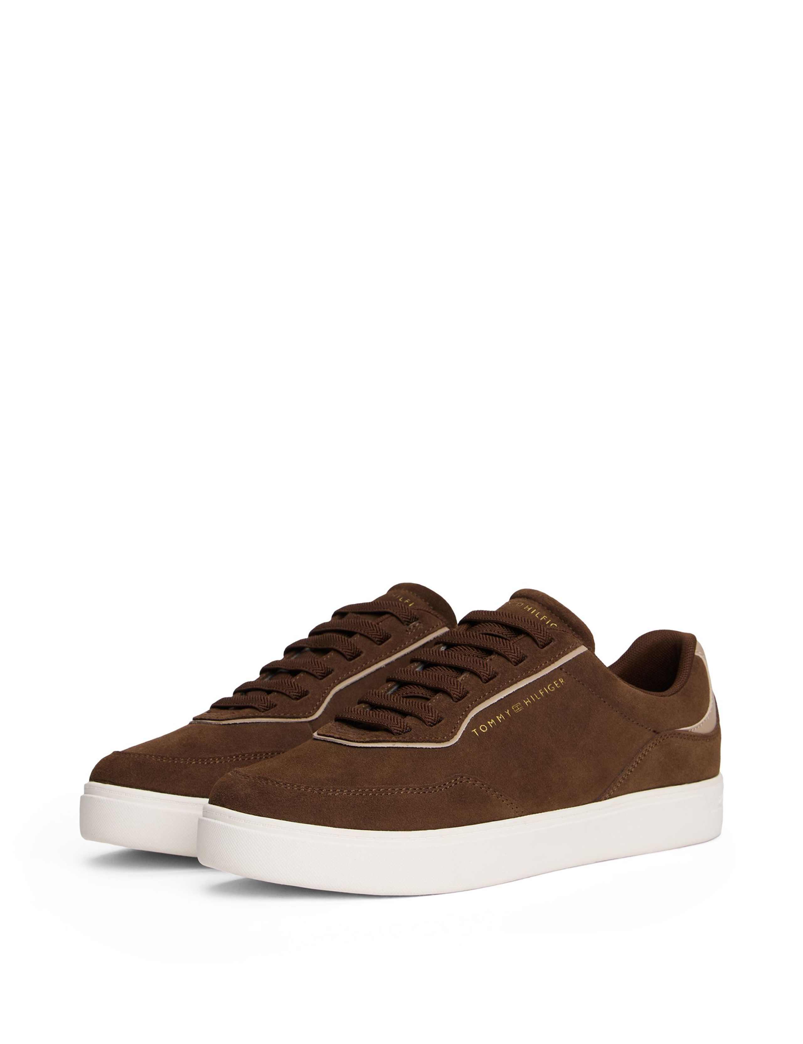 Casual Suede Lace Up Trainers 2 of 6