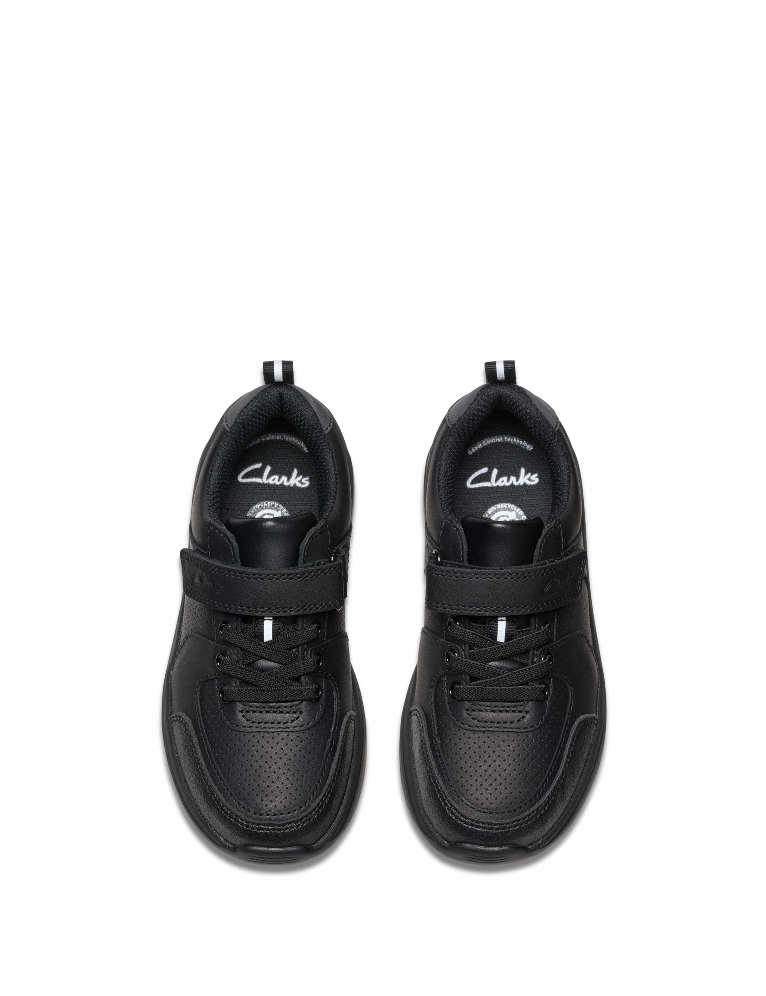 Kids' Leather Riptape Fastening School Shoes (13 Small - 2½ Large) 5 of 7