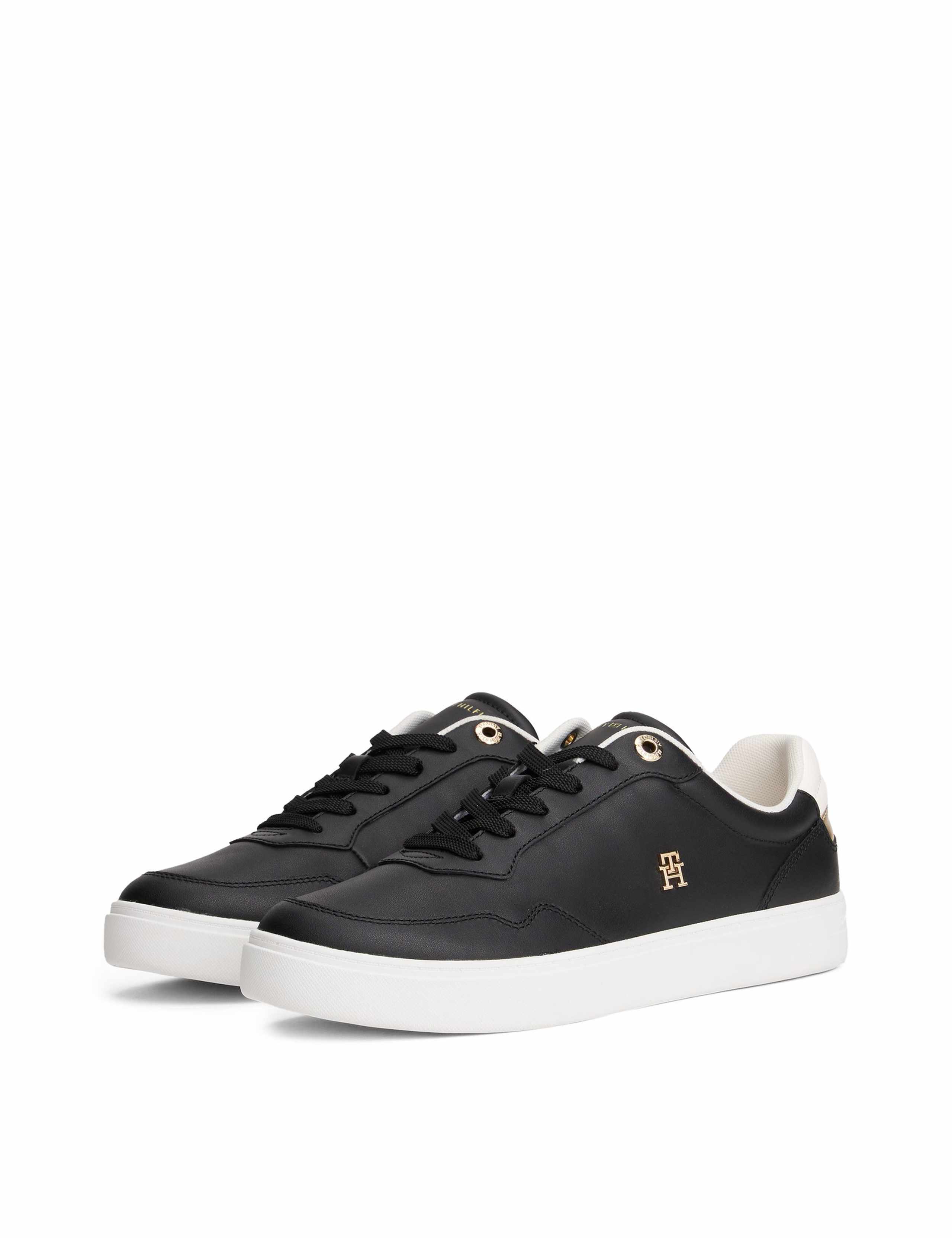 Elevated Court Leather Trainers 2 of 6