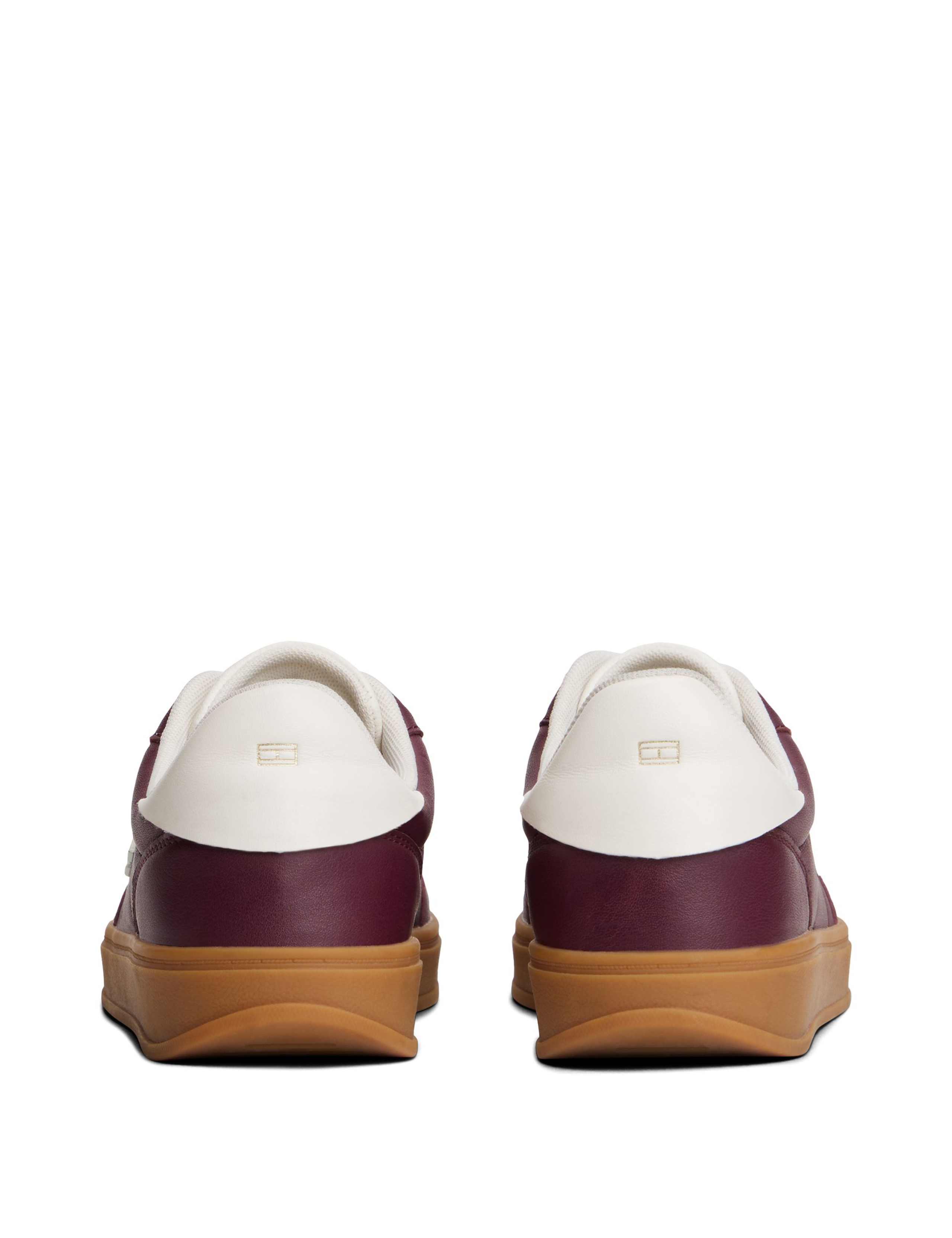 Heritage Shiny Leather Lace Up Trainers 5 of 6