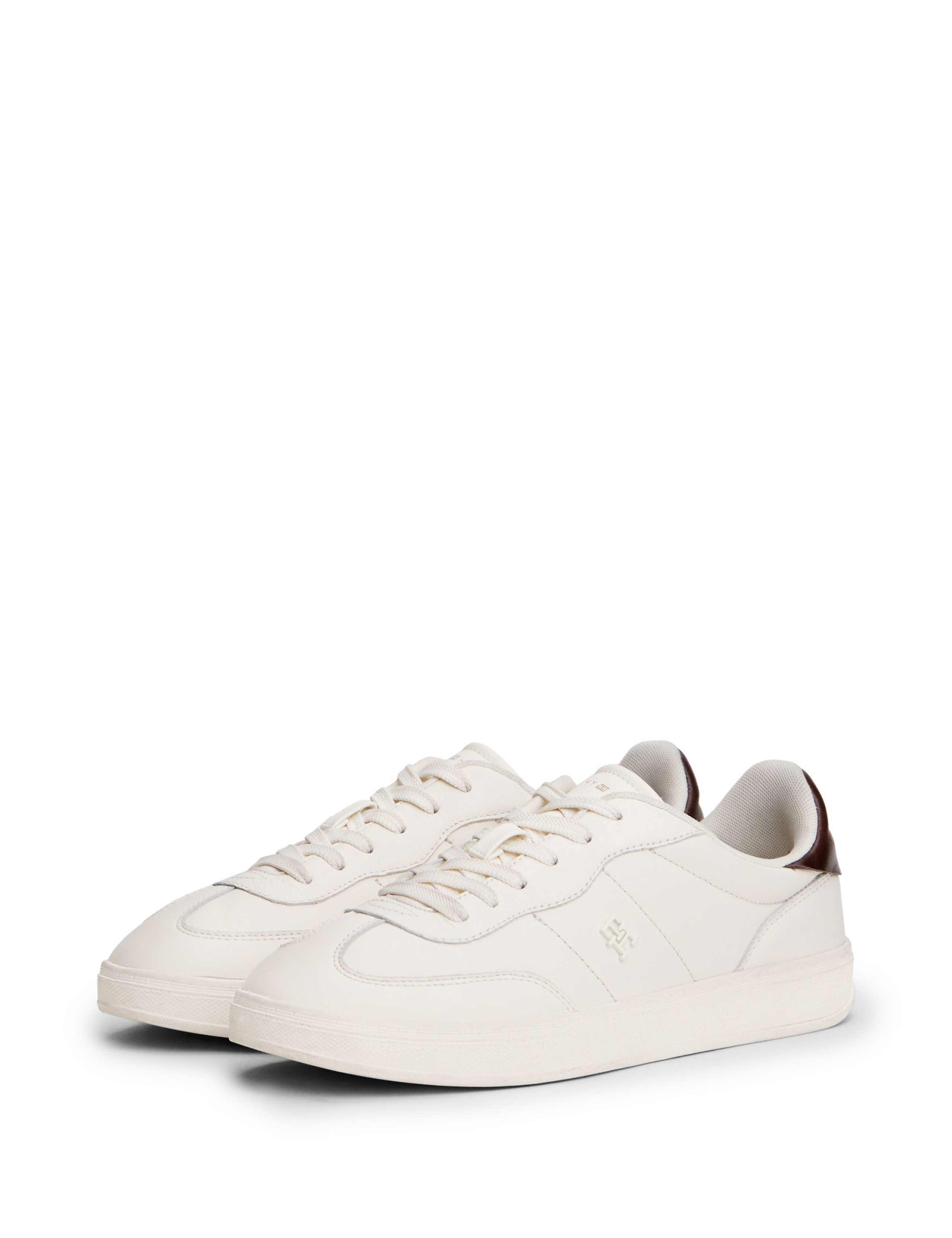 Heritage Shiny Leather Lace Up Trainers 2 of 7