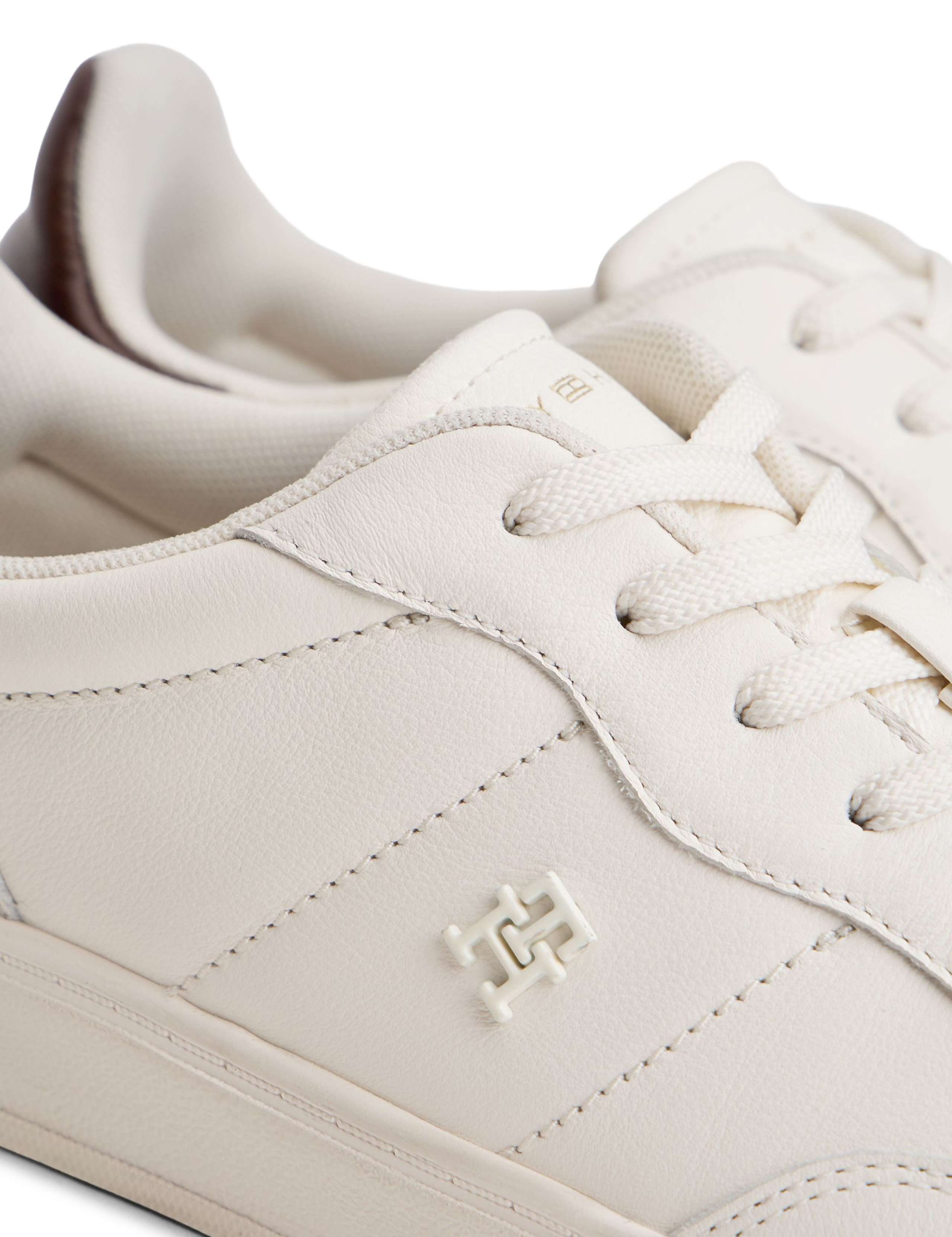 Heritage Shiny Leather Lace Up Trainers 4 of 7