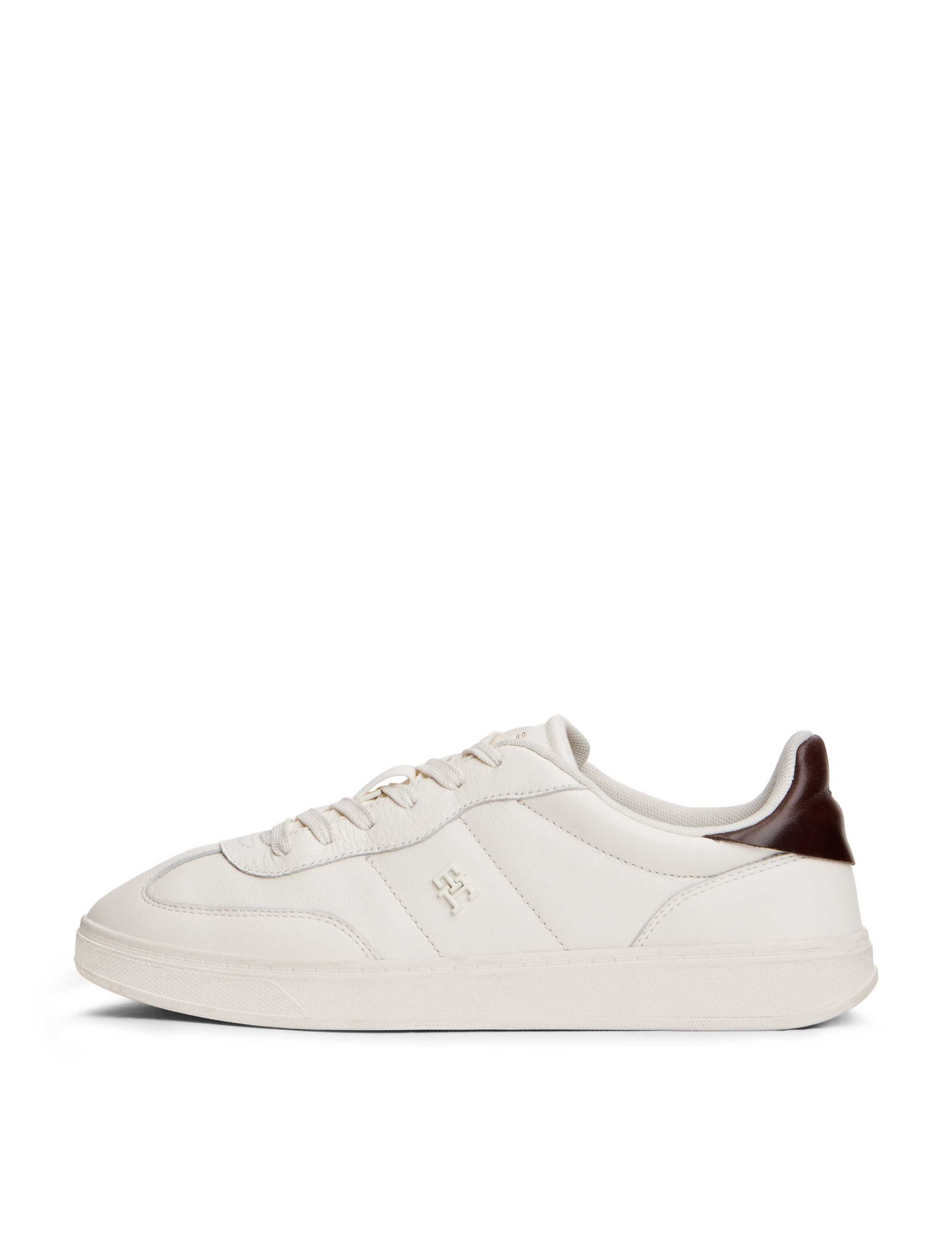 Heritage Shiny Leather Lace Up Trainers 5 of 7