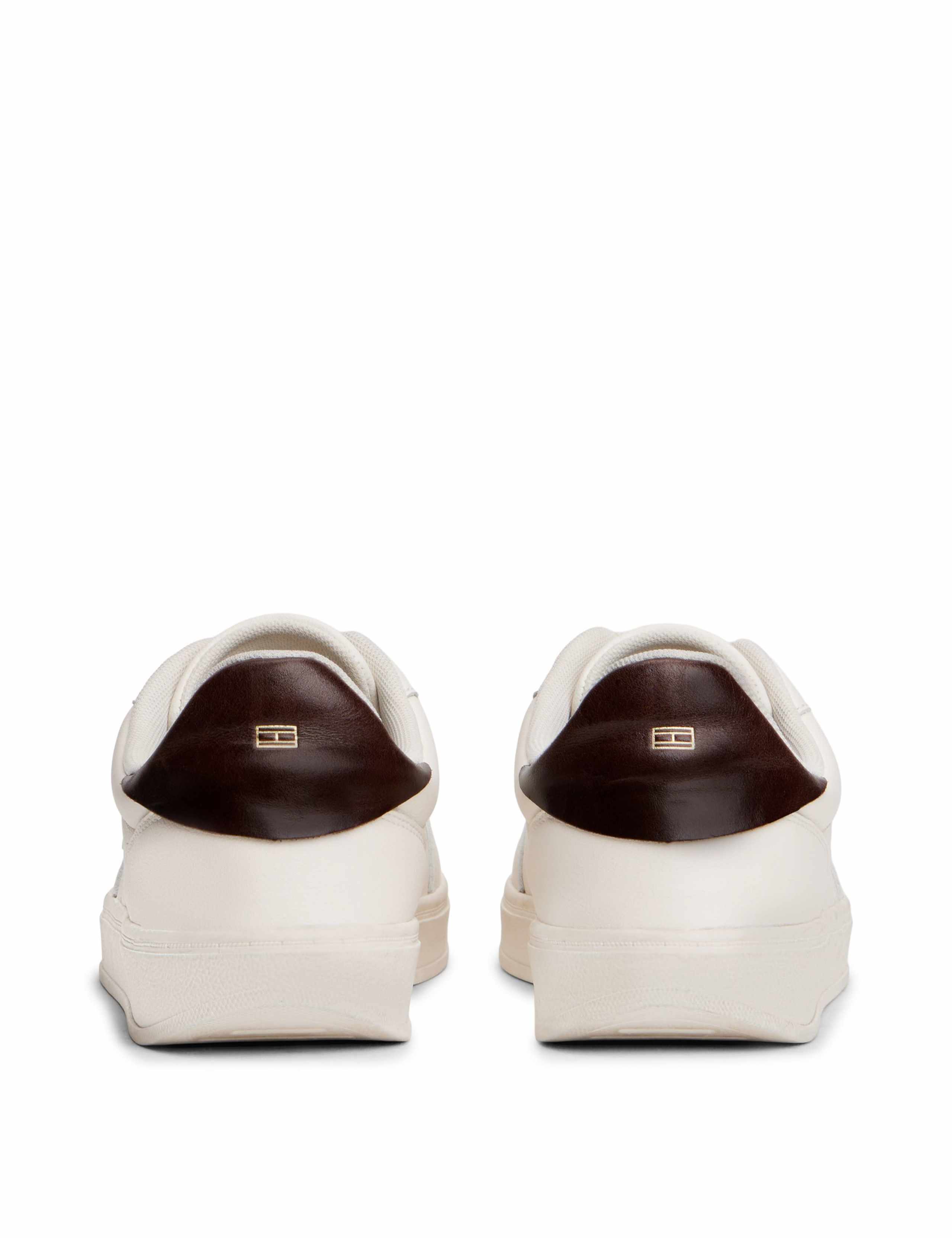 Heritage Shiny Leather Lace Up Trainers 6 of 7