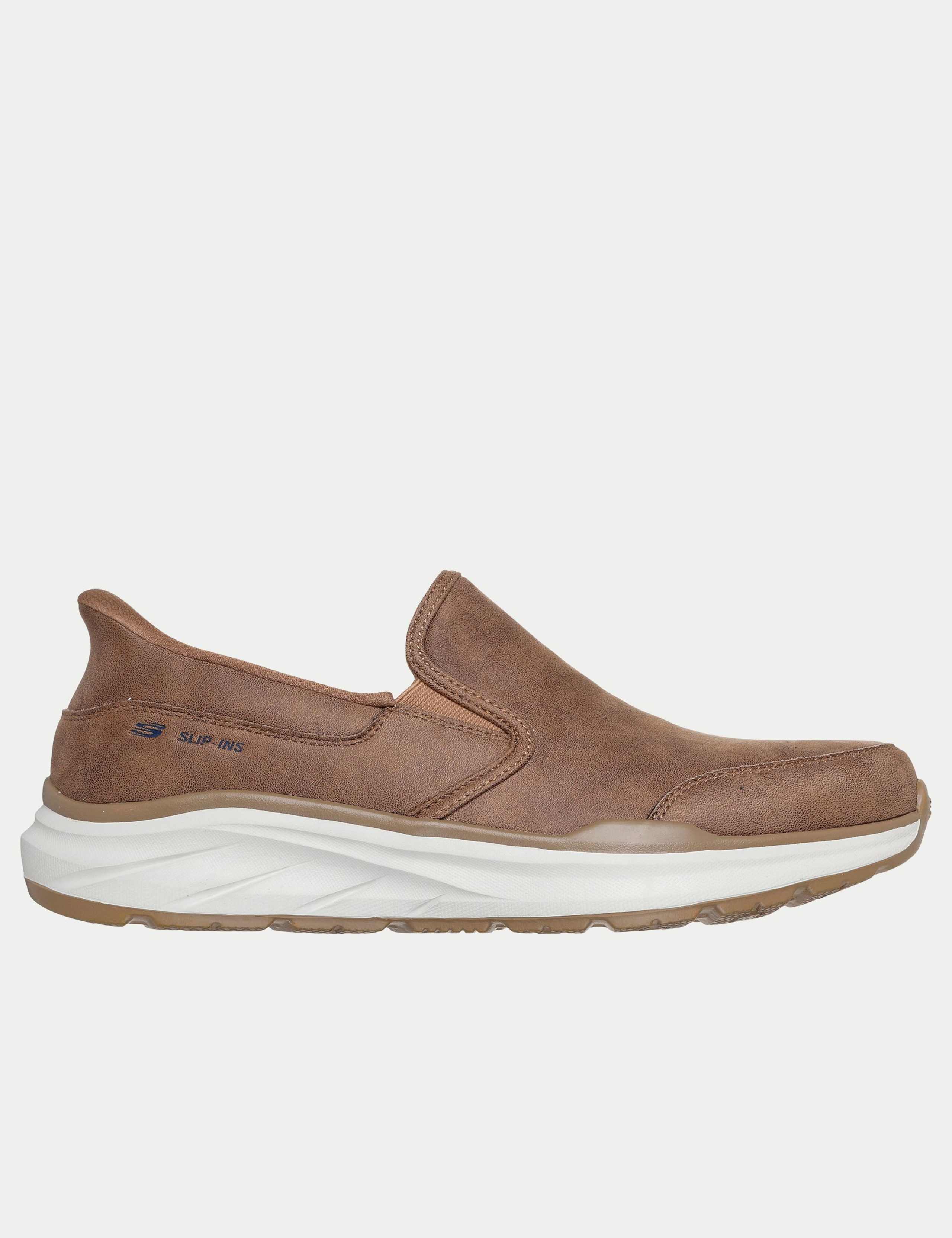 Faux Leather Equalizer Slip On Trainers 1 of 5