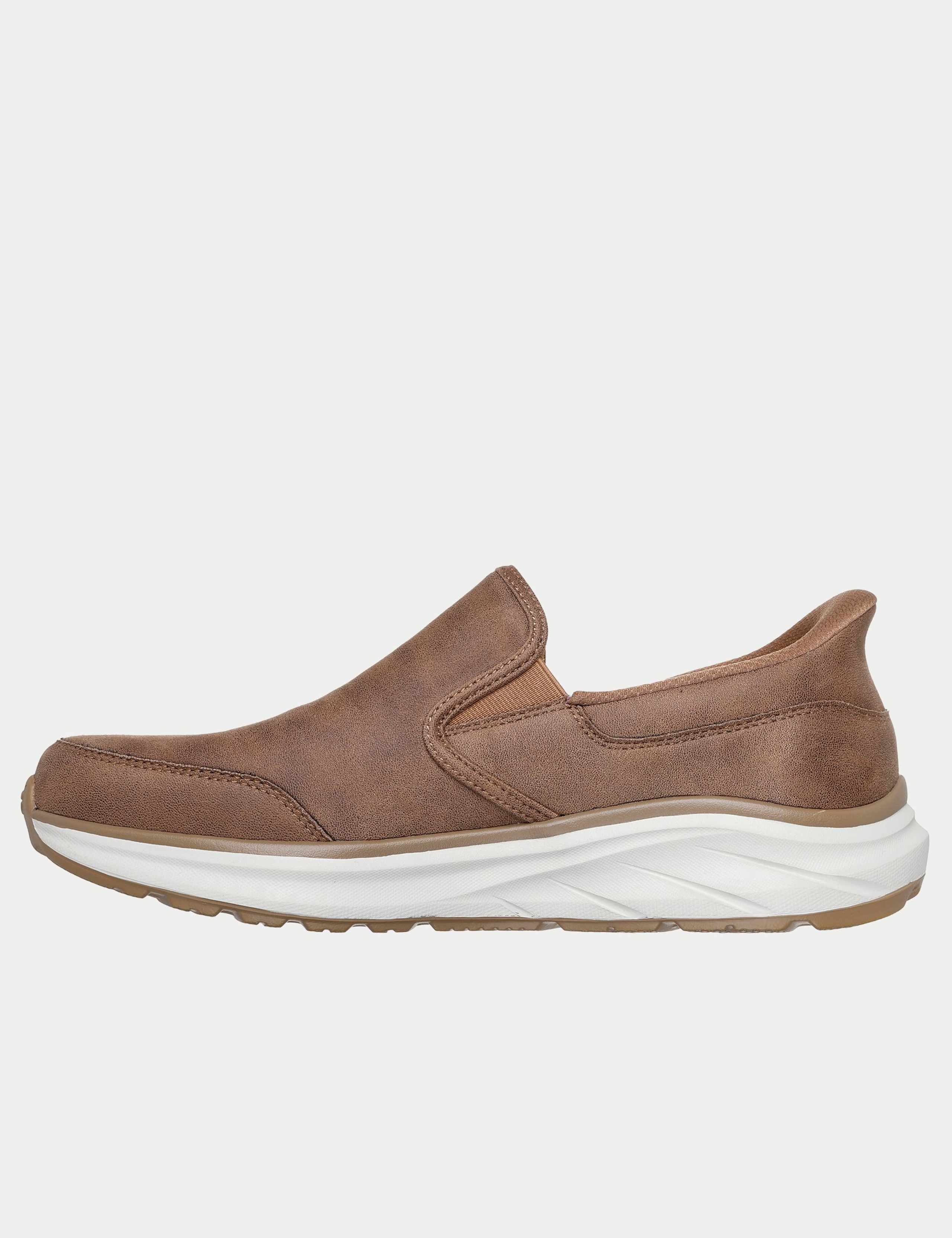 Faux Leather Equalizer Slip On Trainers 2 of 5