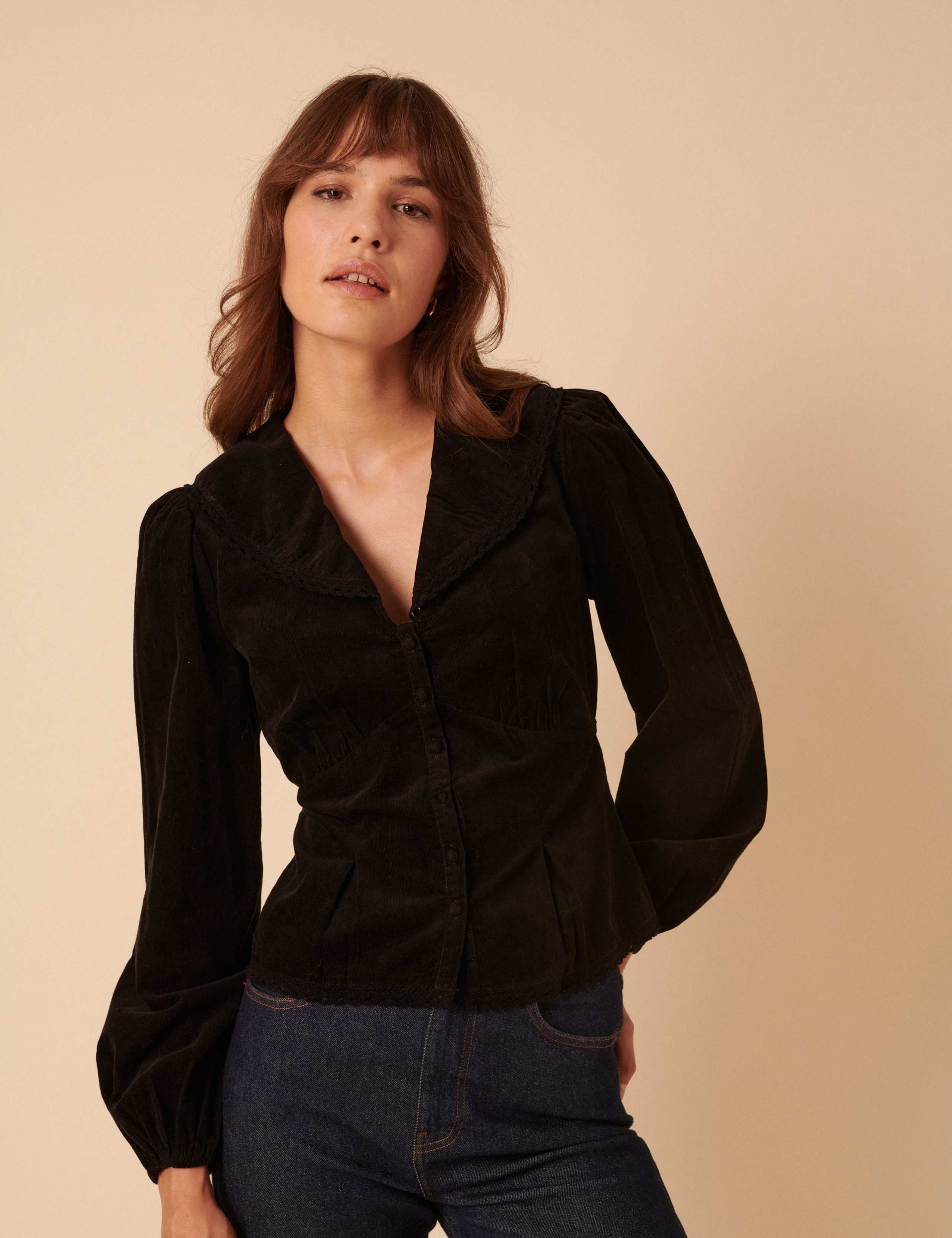 Pure Cotton Cord Blouse 2 of 5