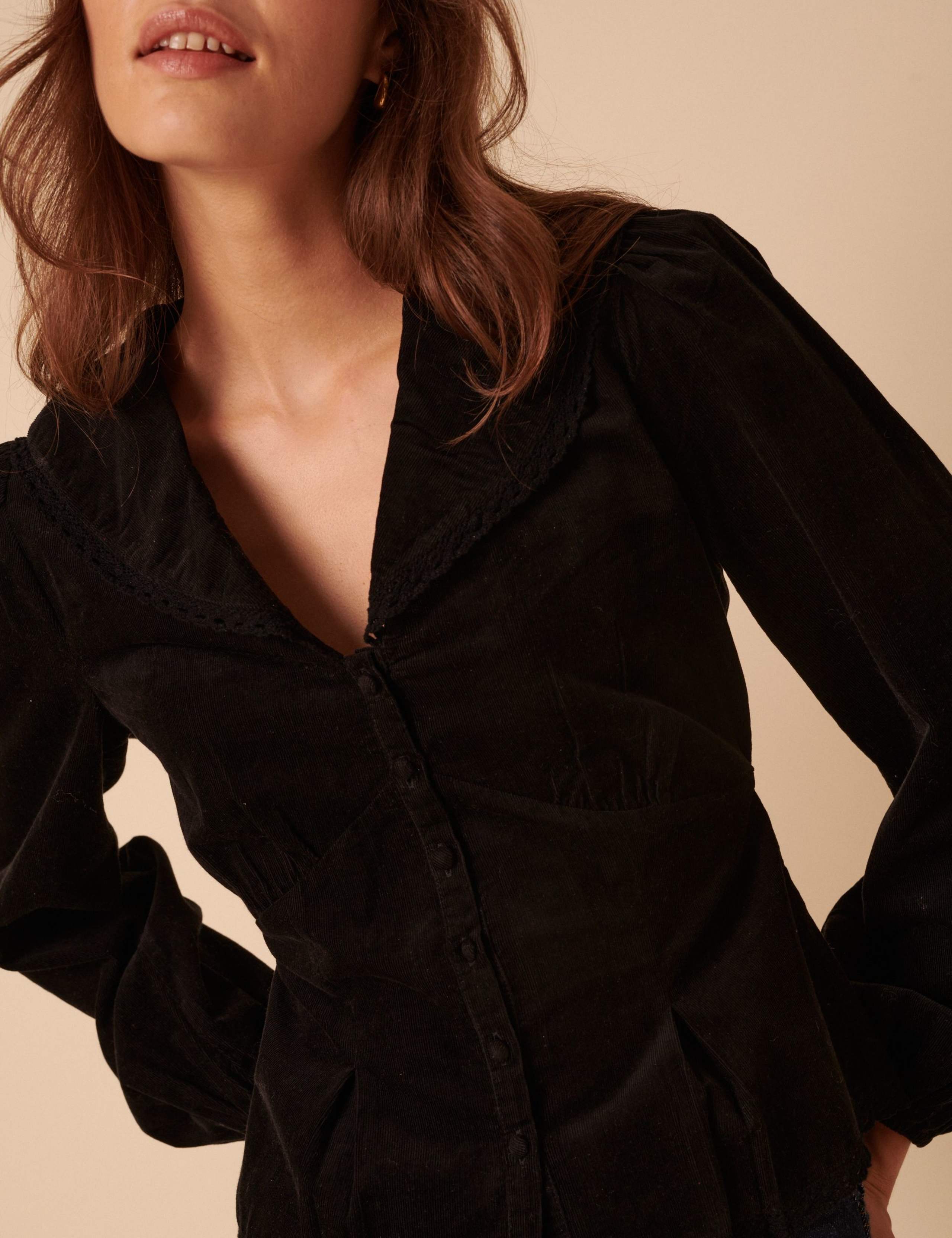 Pure Cotton Cord Blouse 4 of 5