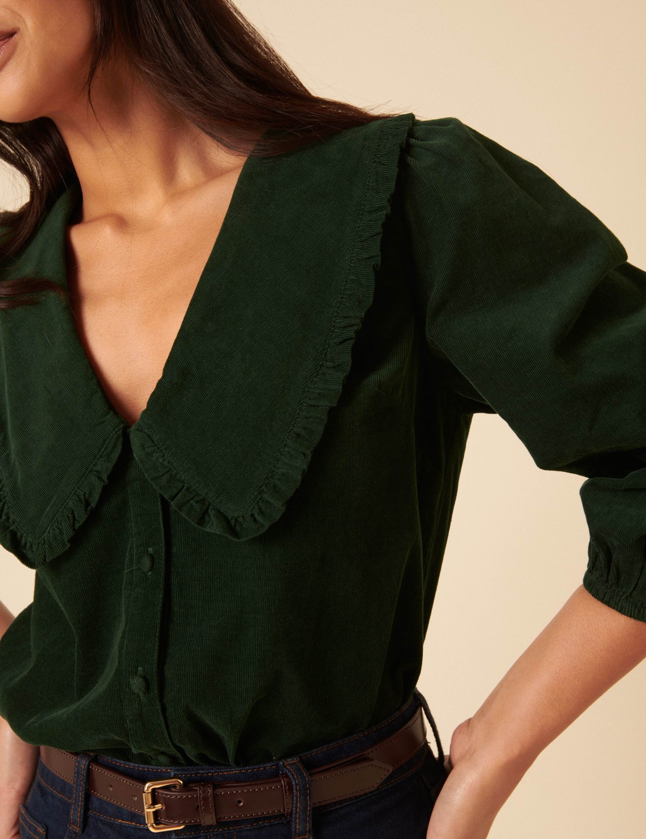 Pure Cotton Cord Blouse 4 of 5
