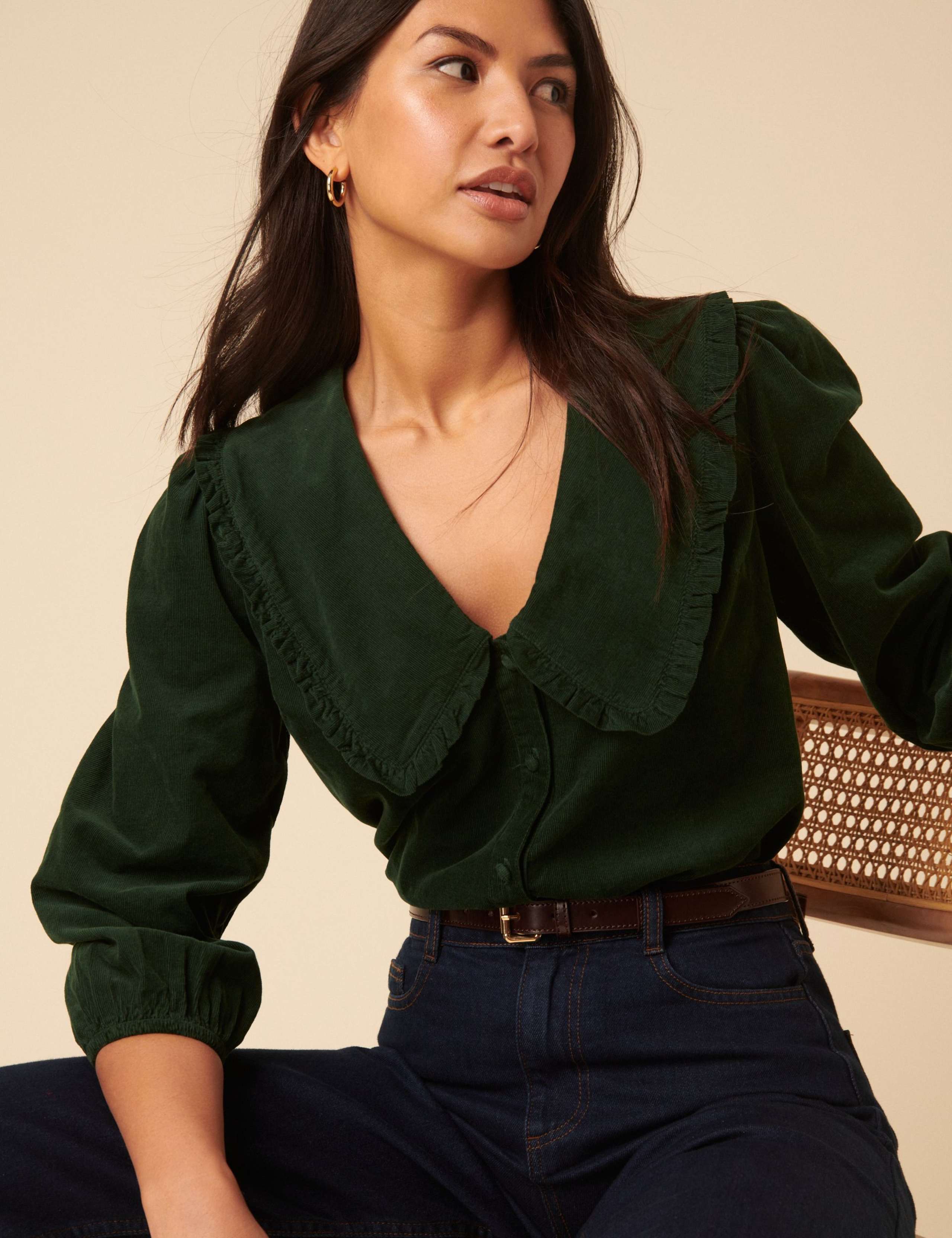 Pure Cotton Cord Blouse 5 of 5