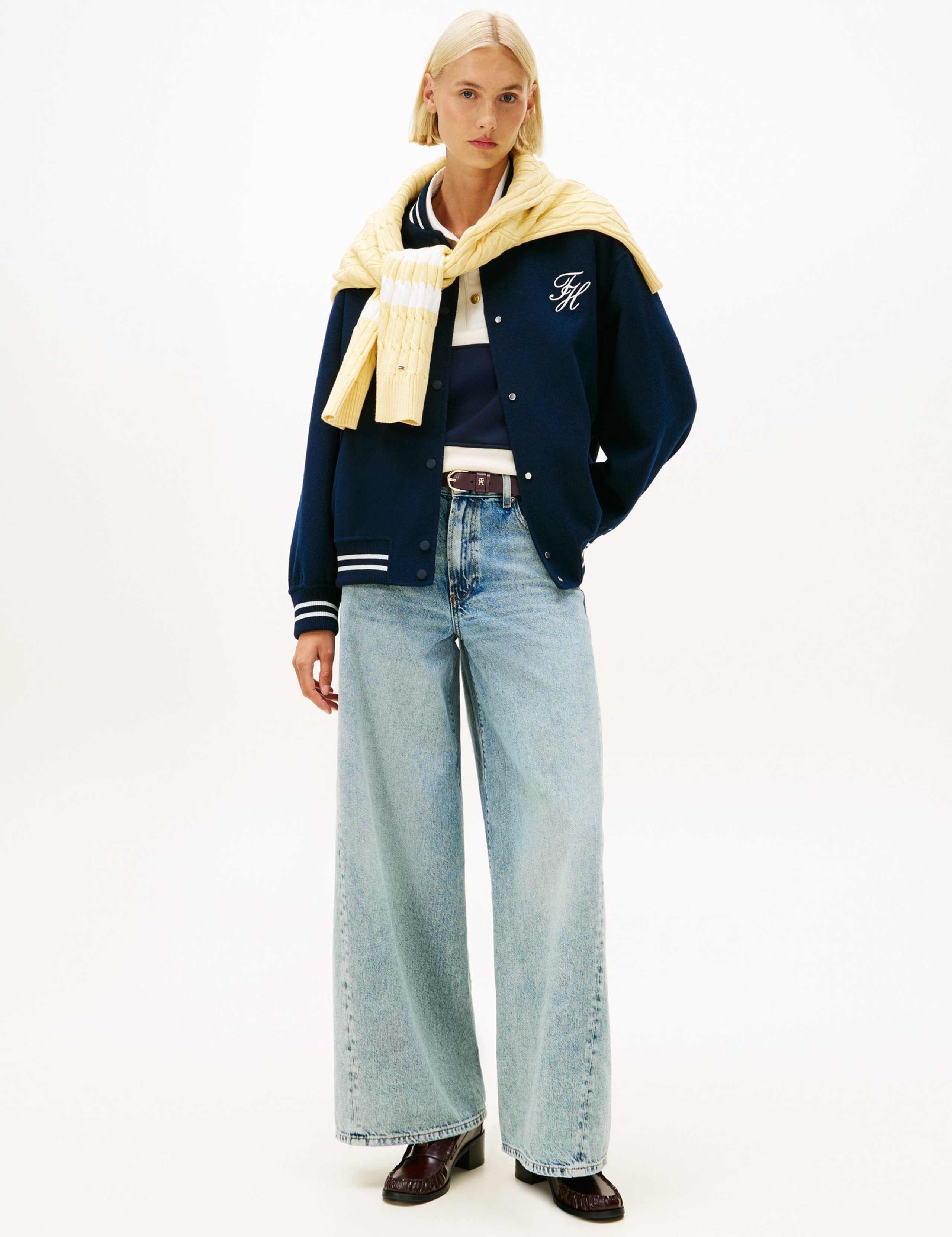 High Waisted Wide Leg Jeans 1 of 5