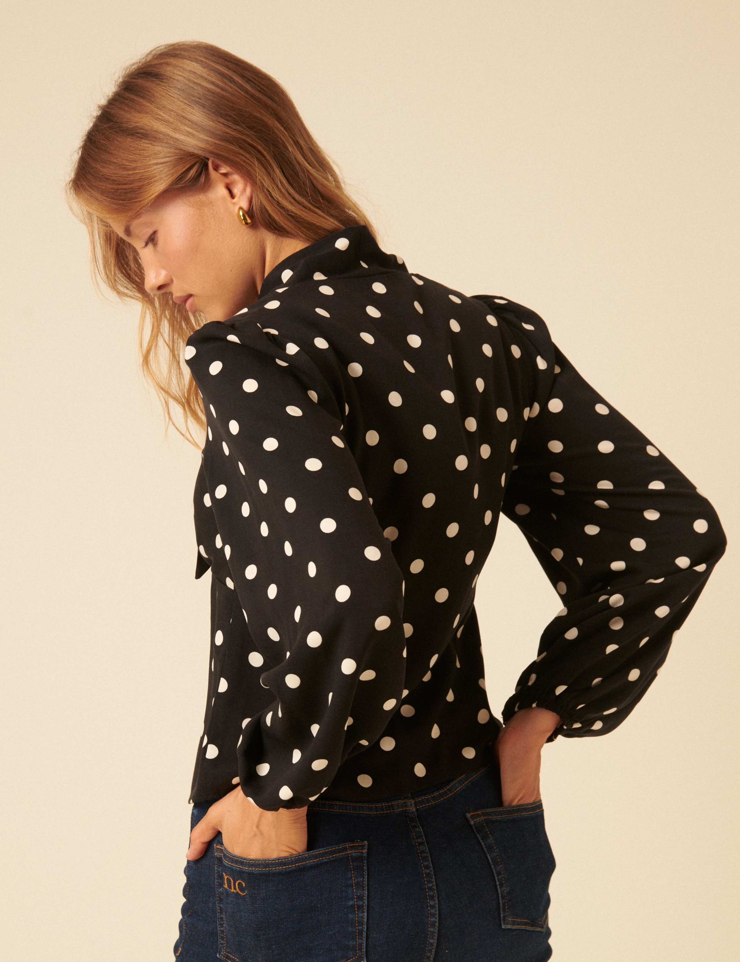 Neck Tie Detail Blouse 3 of 5