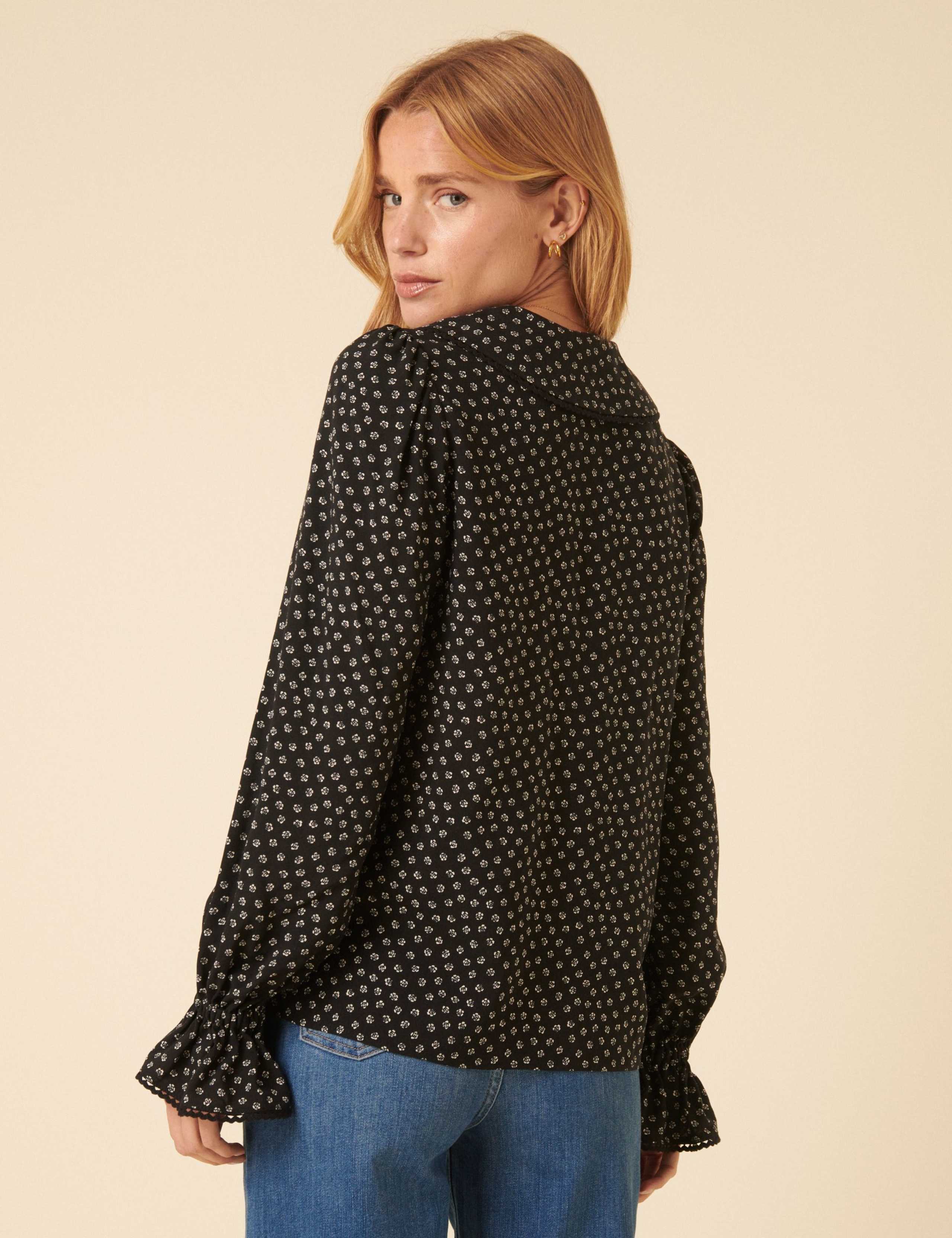 Floral Collared Blouse 3 of 5