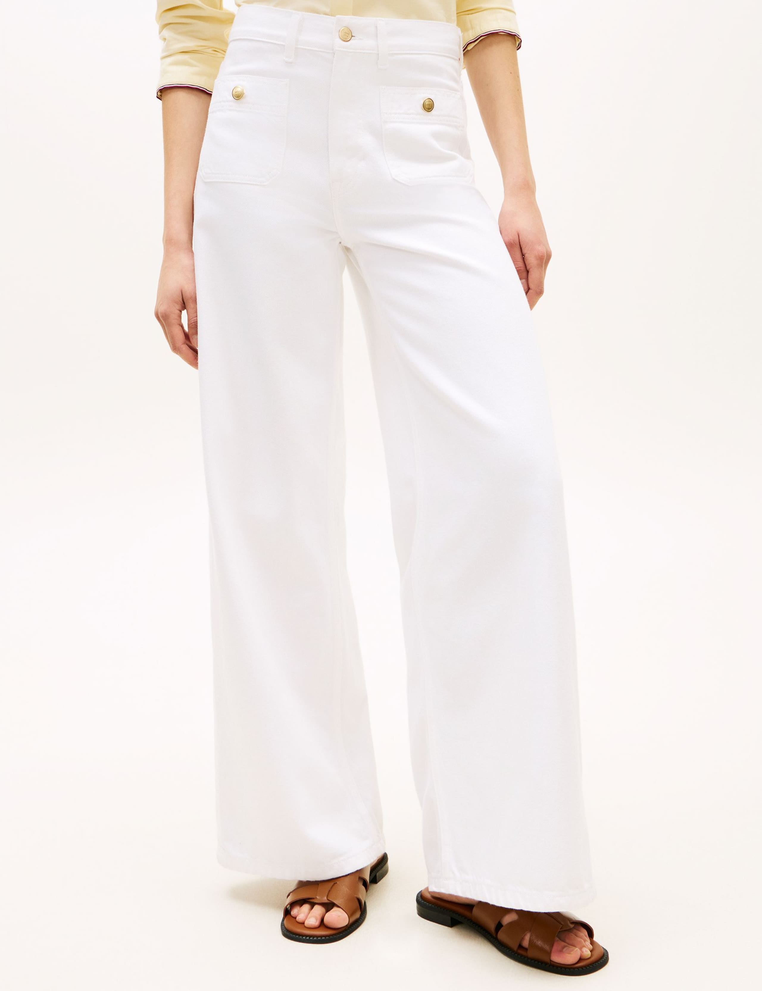 High Waisted Wide Leg Jeans 3 of 5