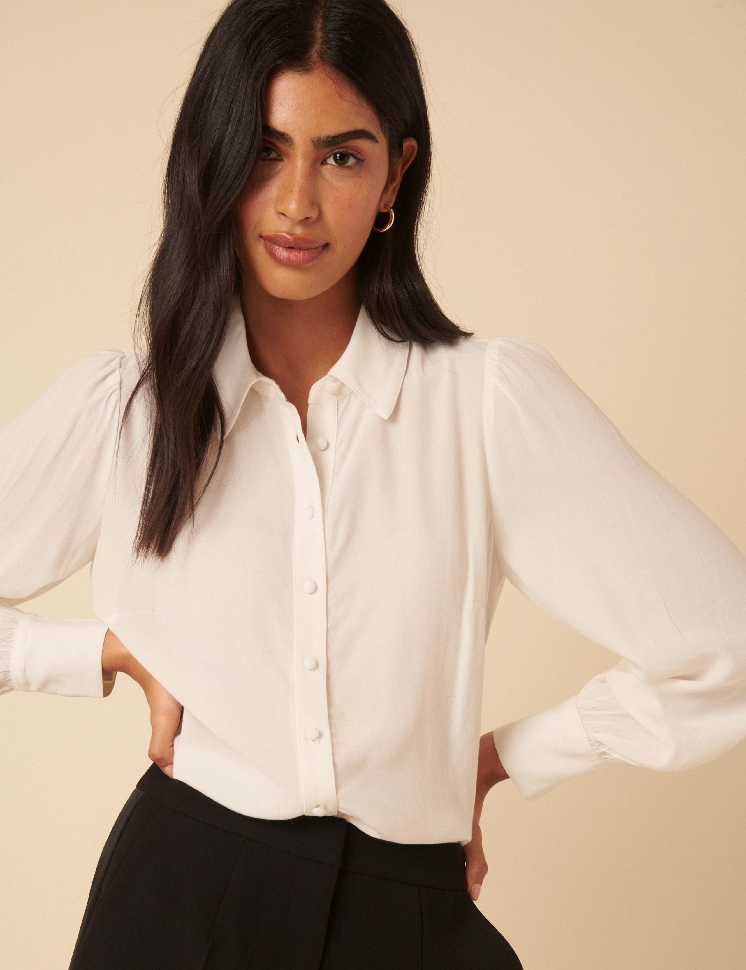 Tie Neck Blouse 3 of 5