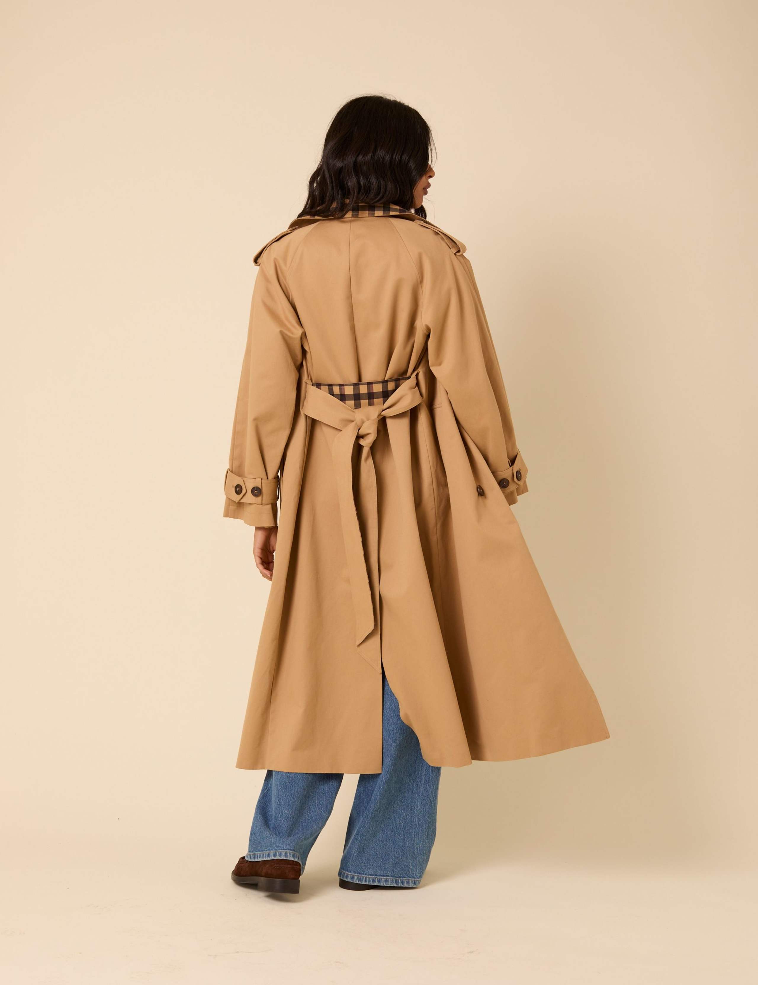 Pure Cotton Longline Trench Coat 2 of 5