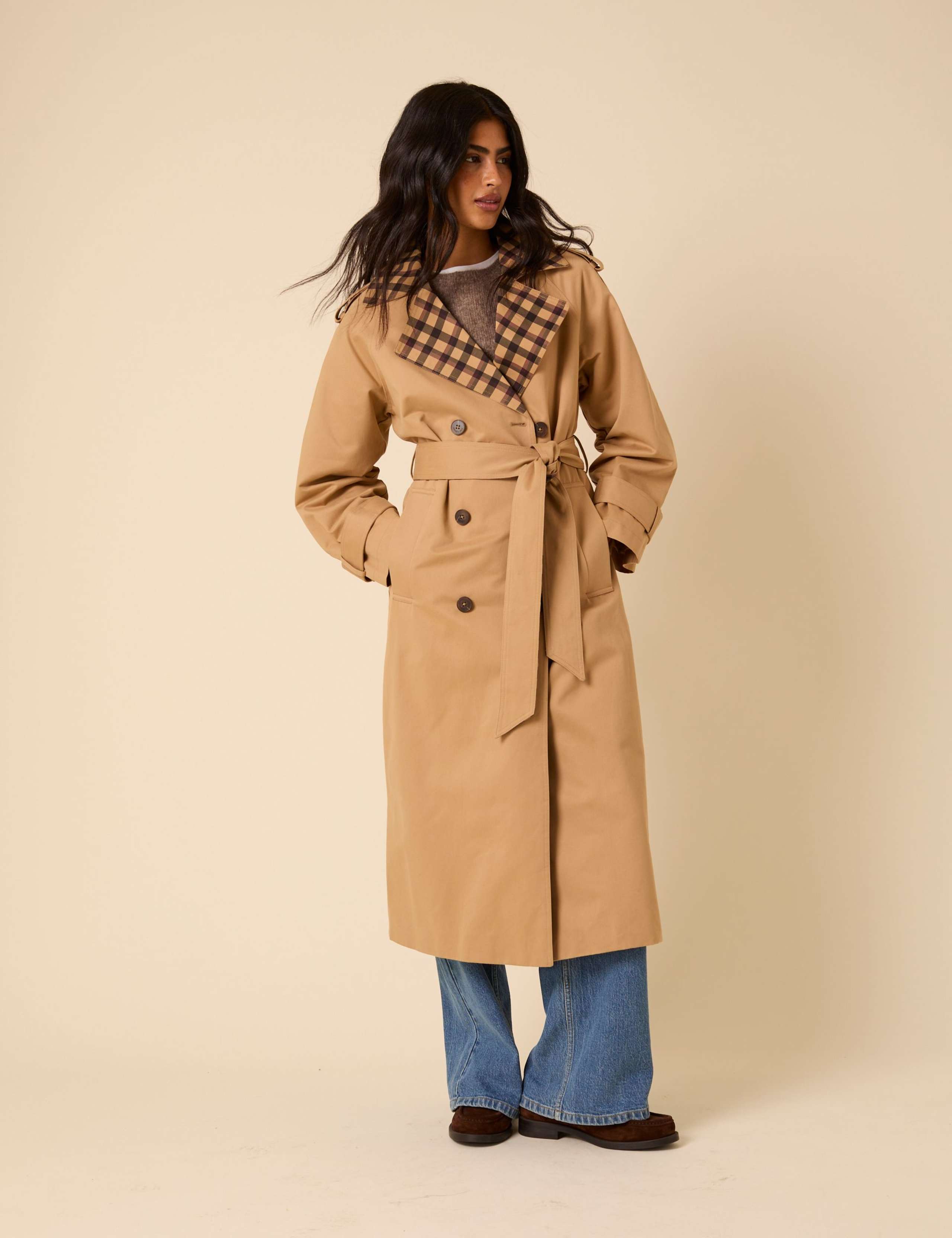 Pure Cotton Longline Trench Coat 5 of 5