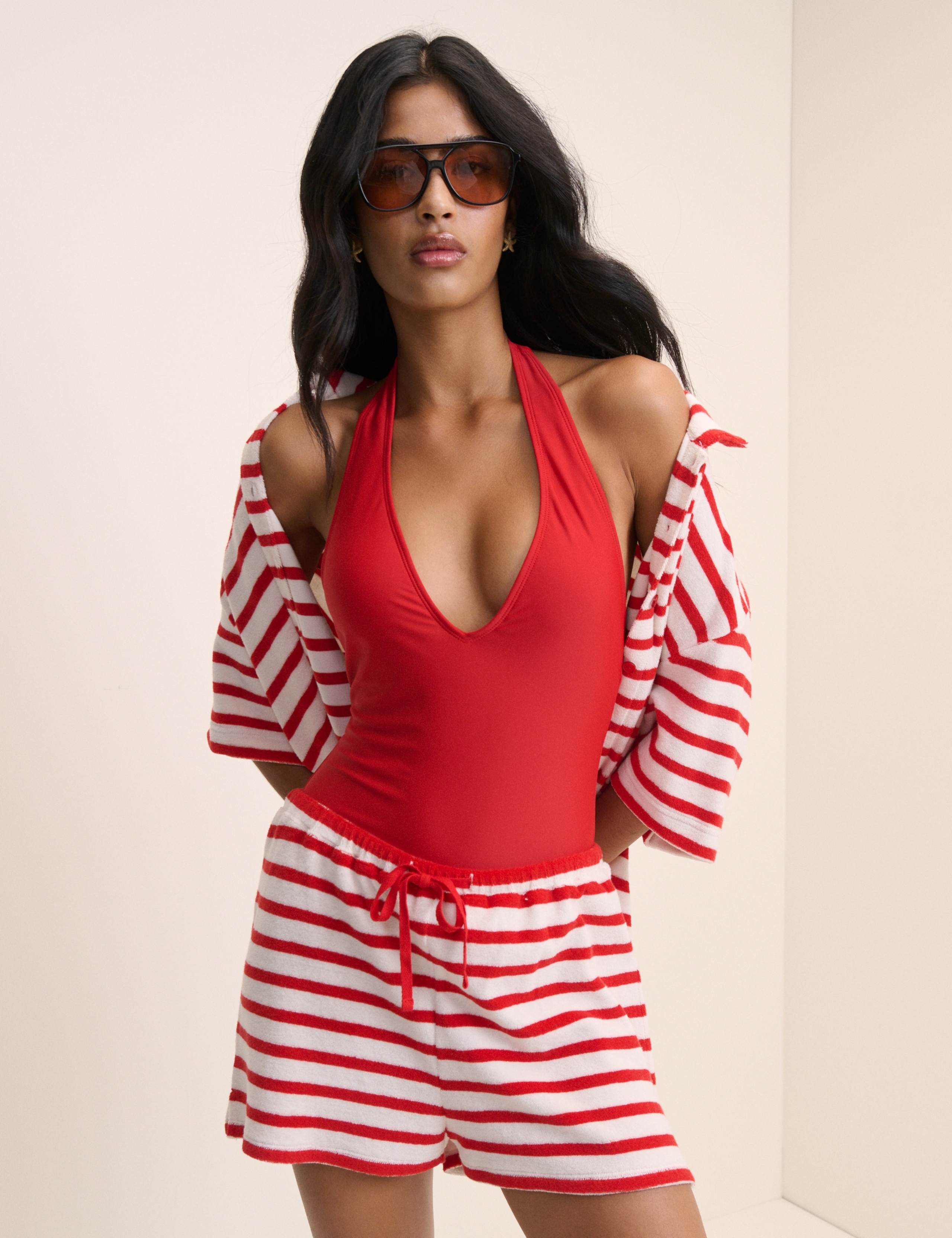 Beach Towelling Stripe Short 4 of 5