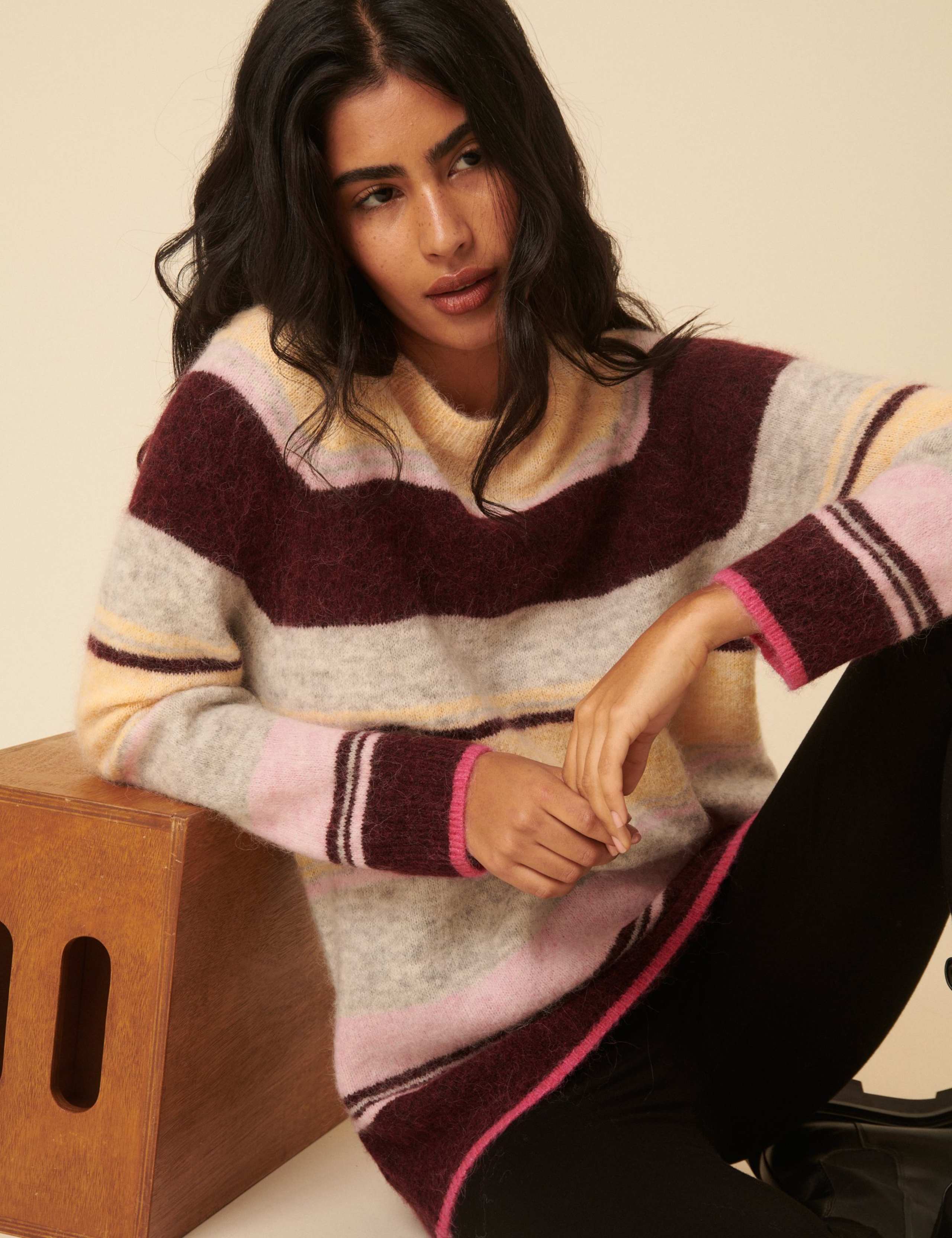 Fluffy Oversized Jumper with Alpaca 5 of 5