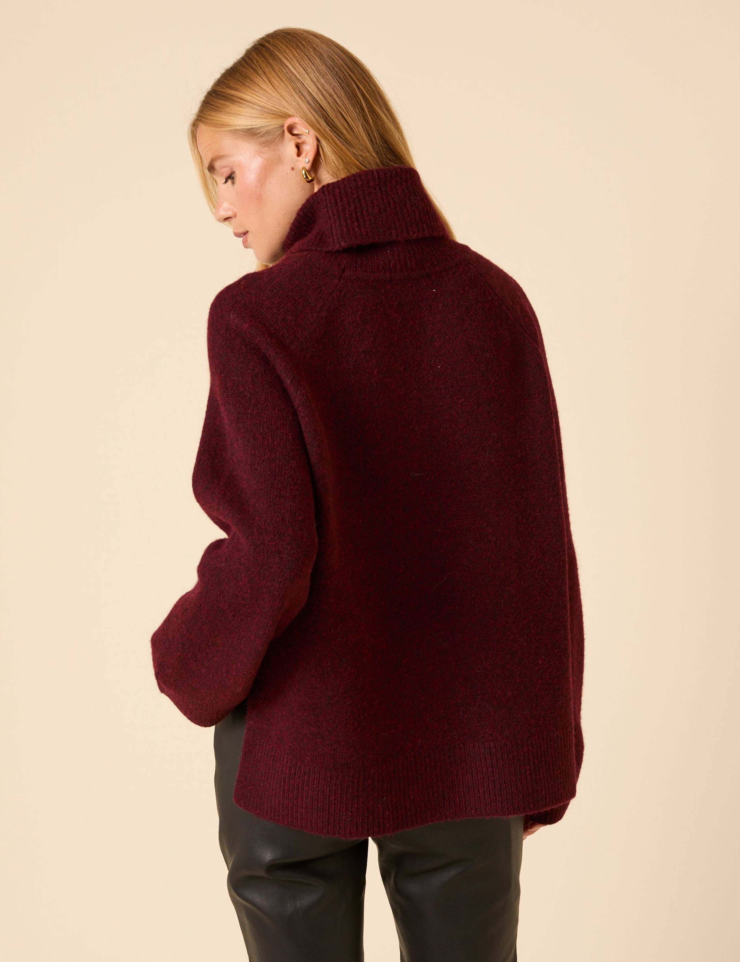 Roll Neck Relaxed Fit Jumper 3 of 5