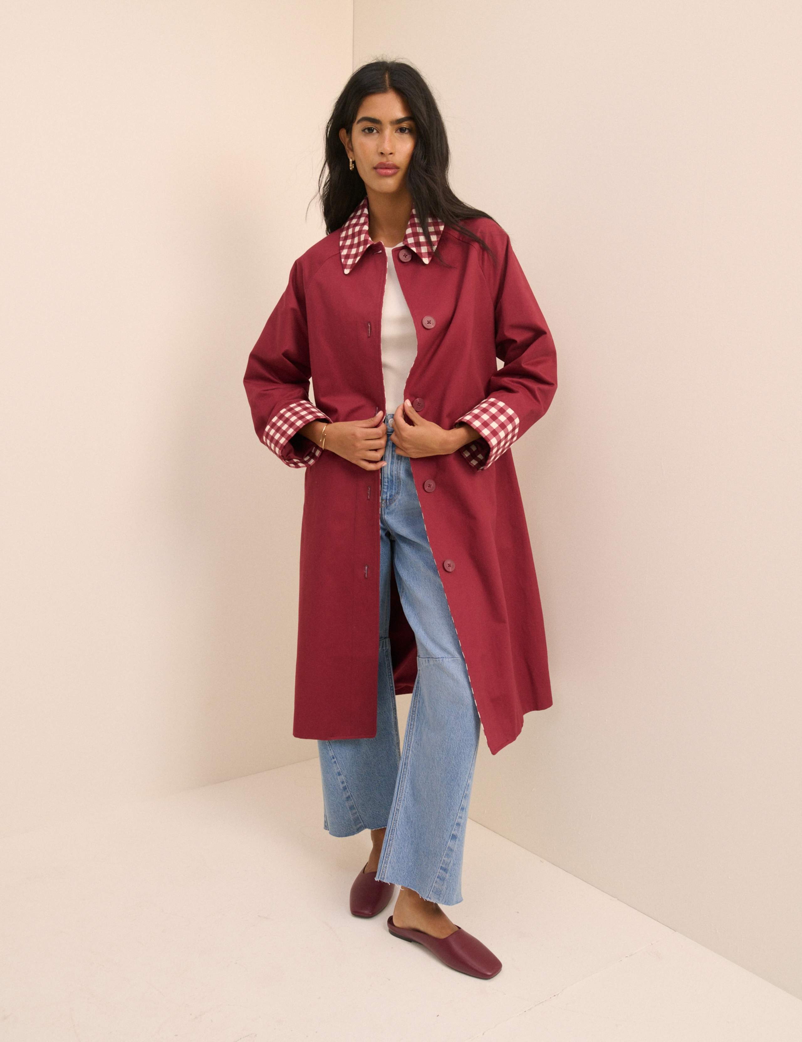 Pure Cotton Longline Car Coat 1 of 5
