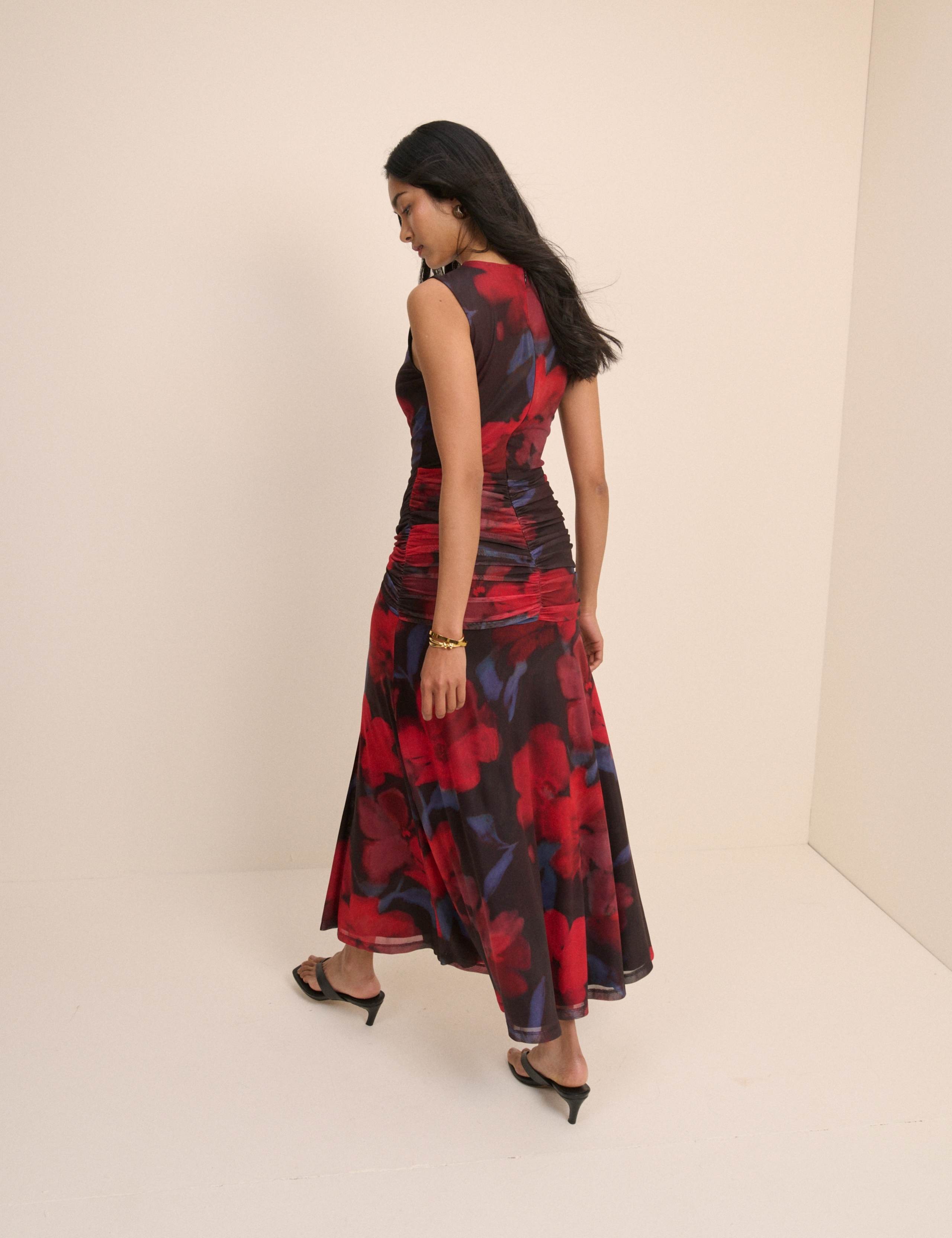 Twist Front Midi Bodycon Dress 2 of 5