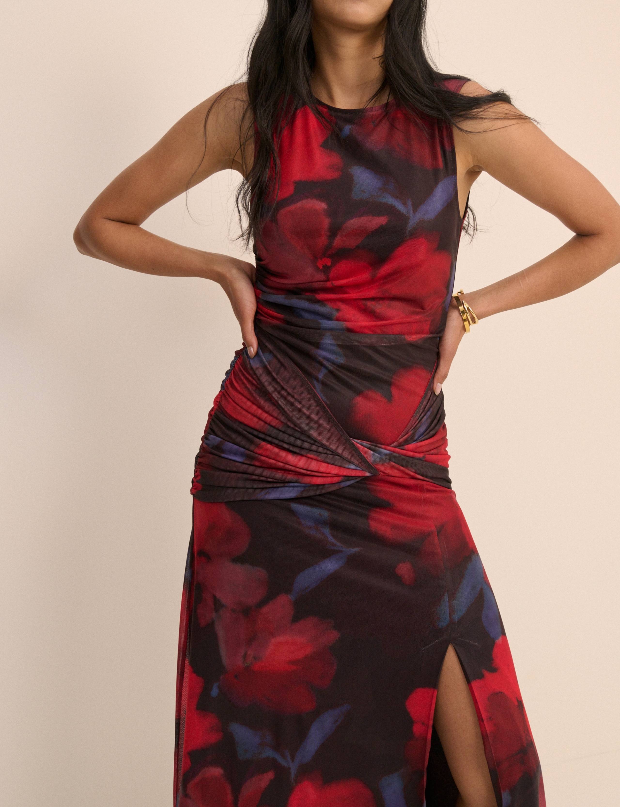 Twist Front Midi Bodycon Dress 4 of 5