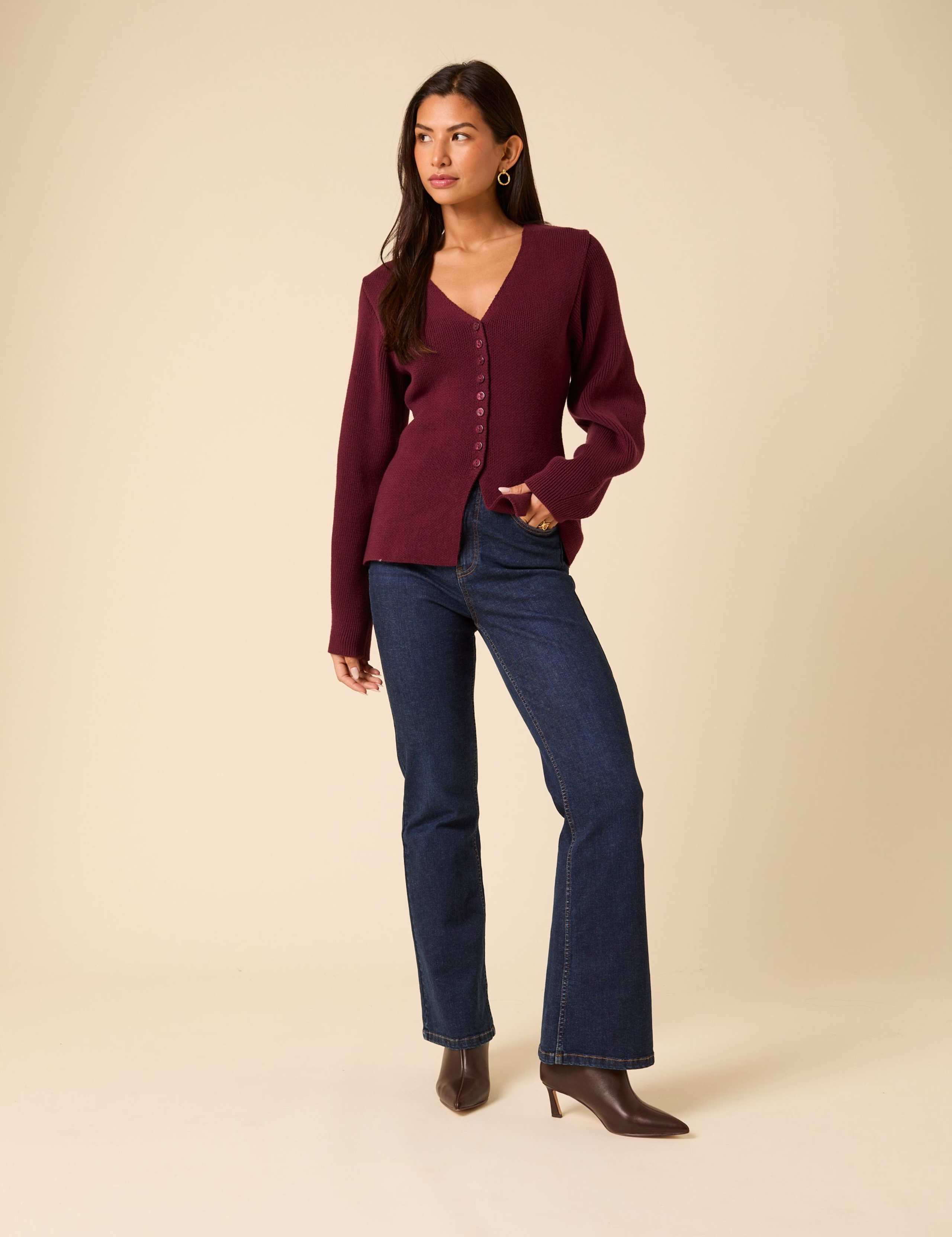 Pure Cotton Textured Barrel Sleeve Cardigan 5 of 5