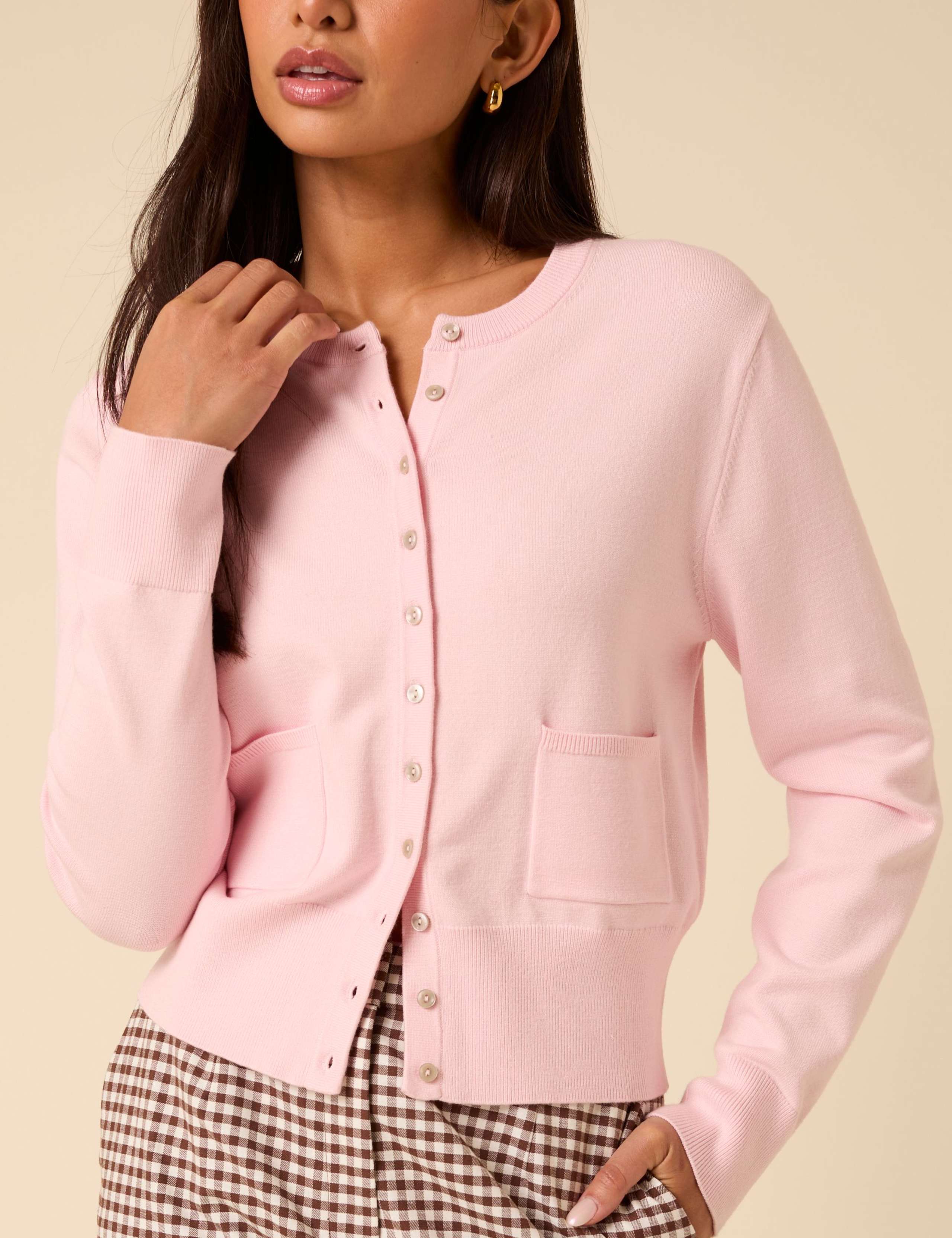 Crew Neck Cardigan 4 of 5