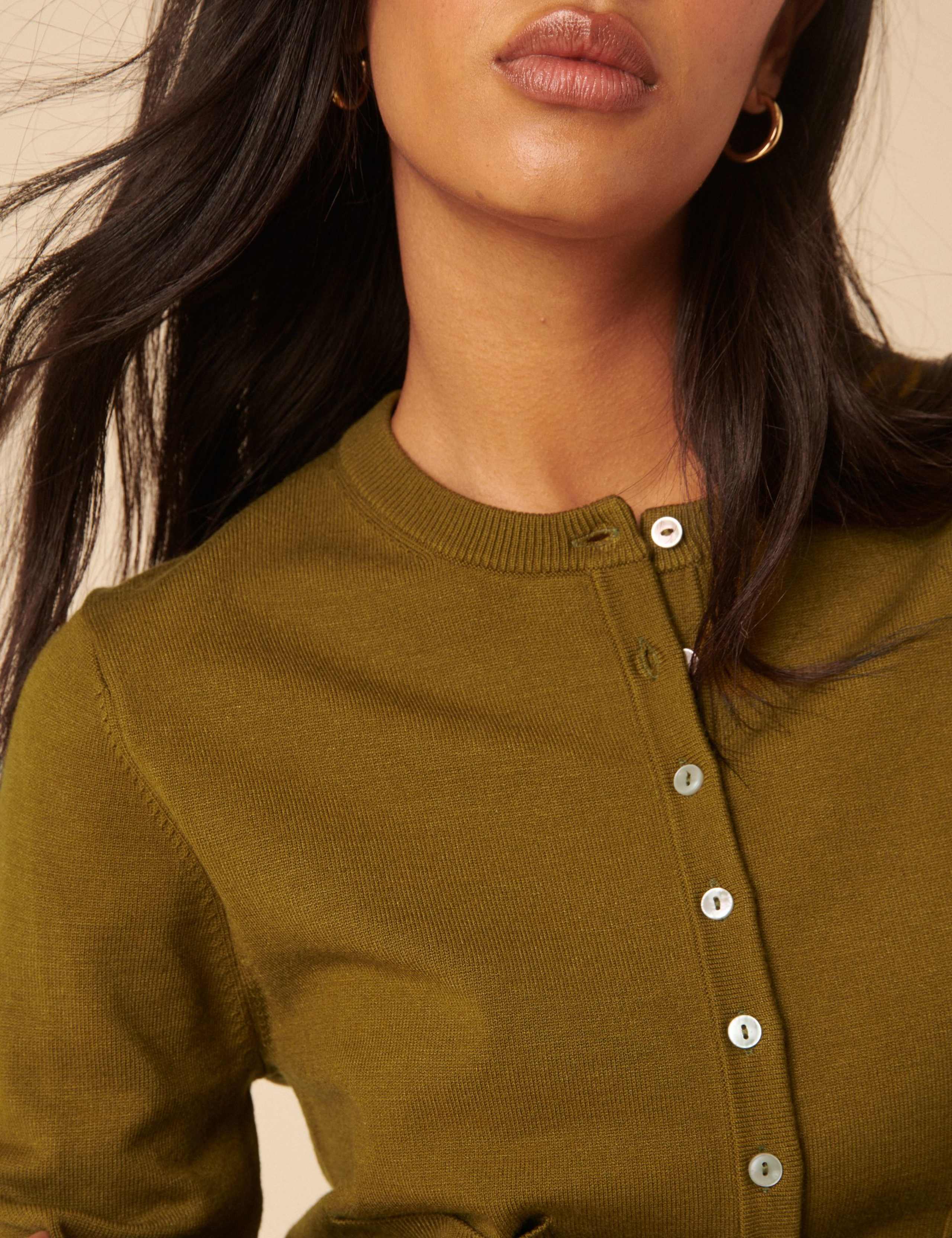 Crew Neck Cardigan 3 of 5