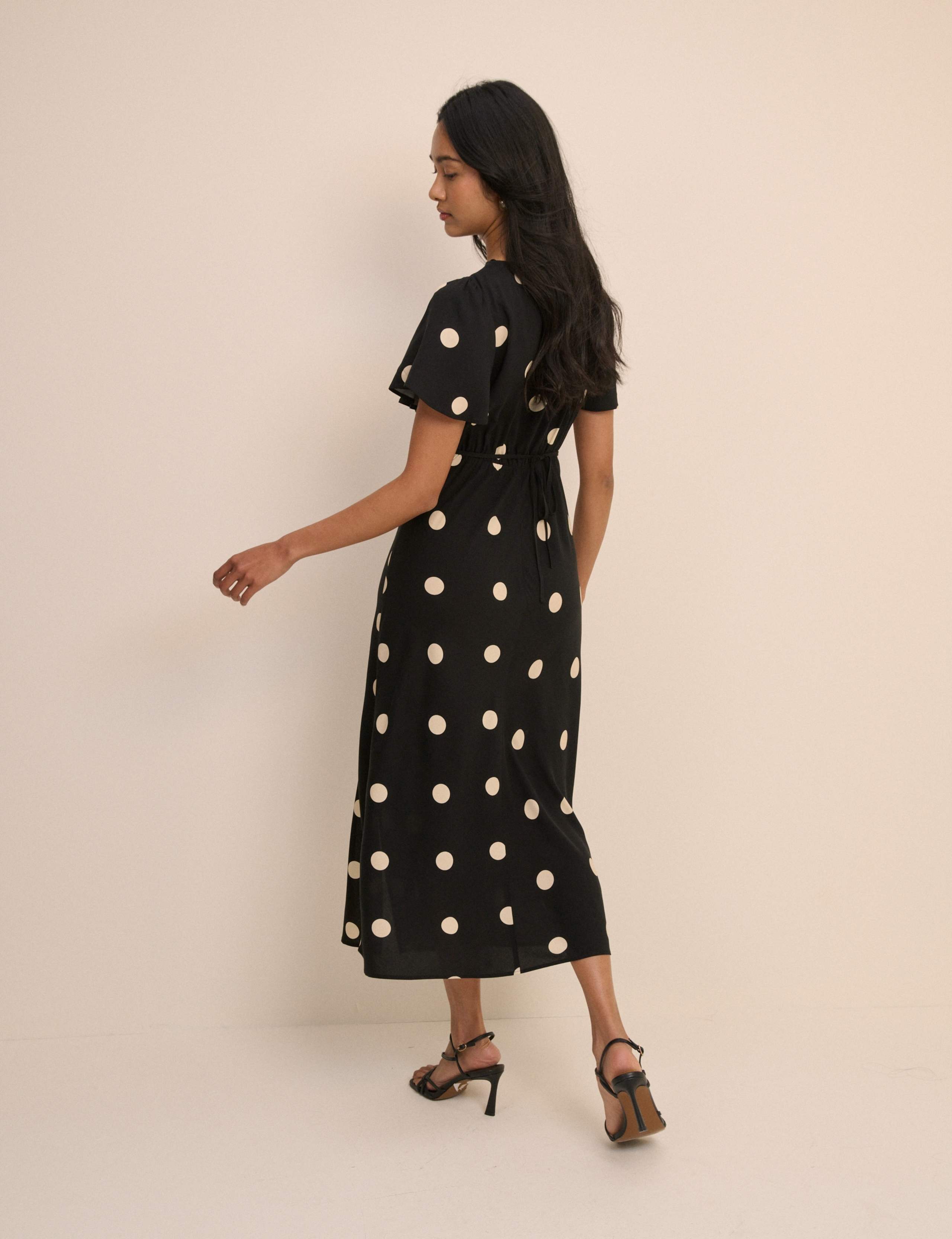 Polka Dot Midi Dress 2 of 5