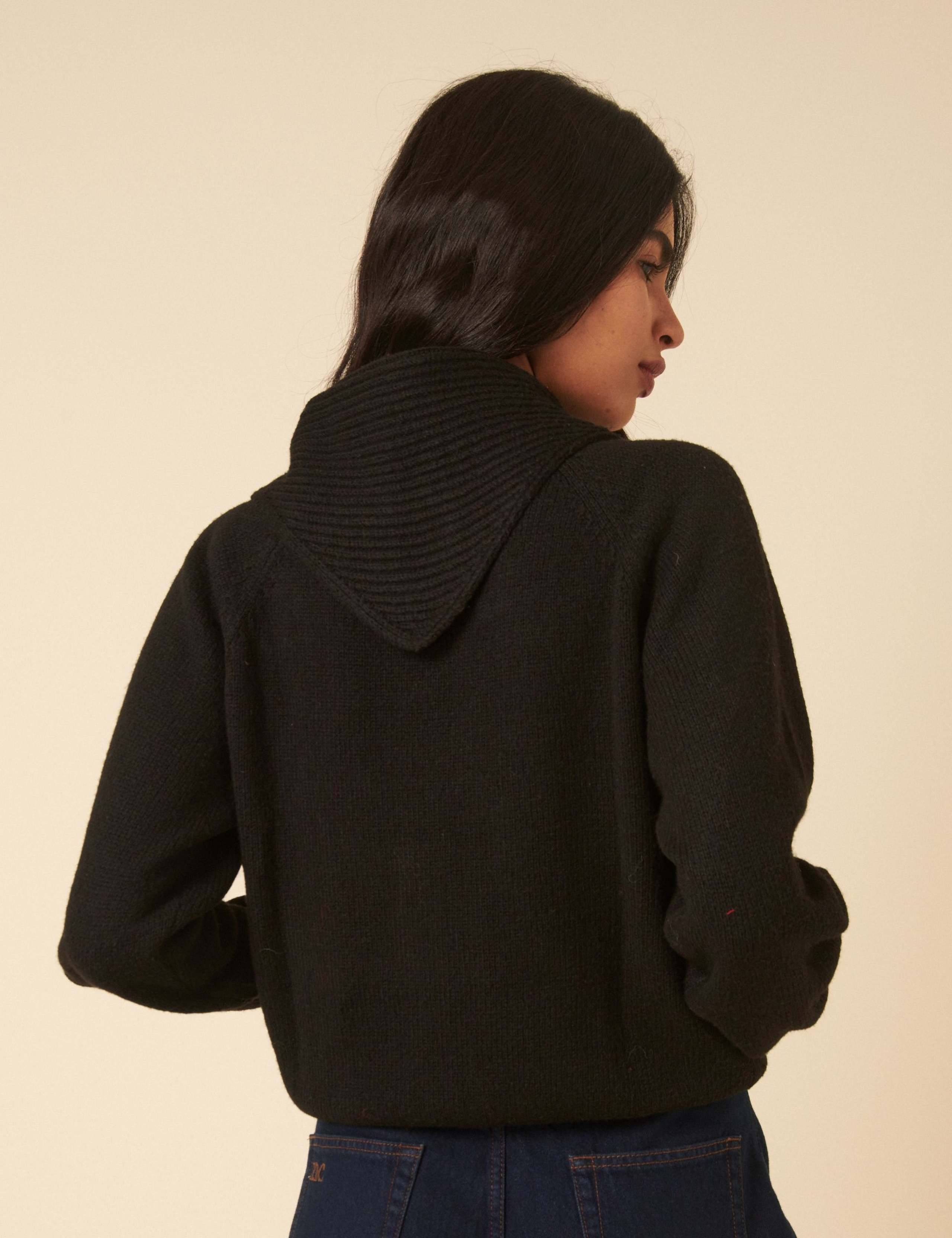 Cotton Rich Neck-Tie Scarf Cardigan 2 of 5