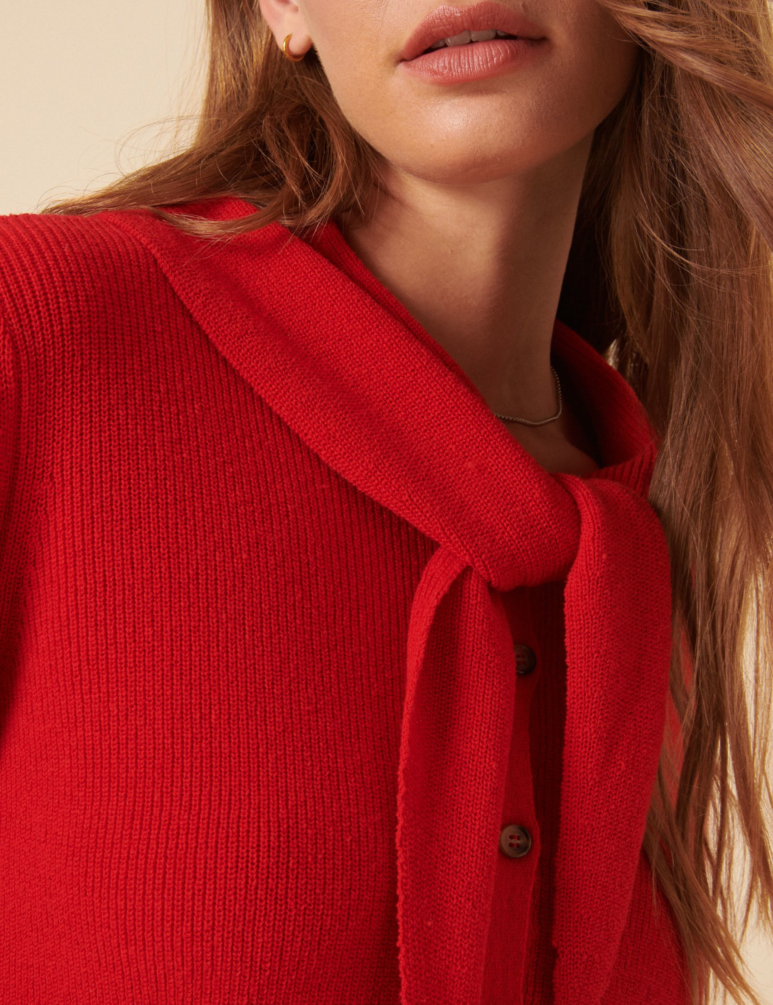 Cotton Rich Neckerchief Tie Cardigan 3 of 6