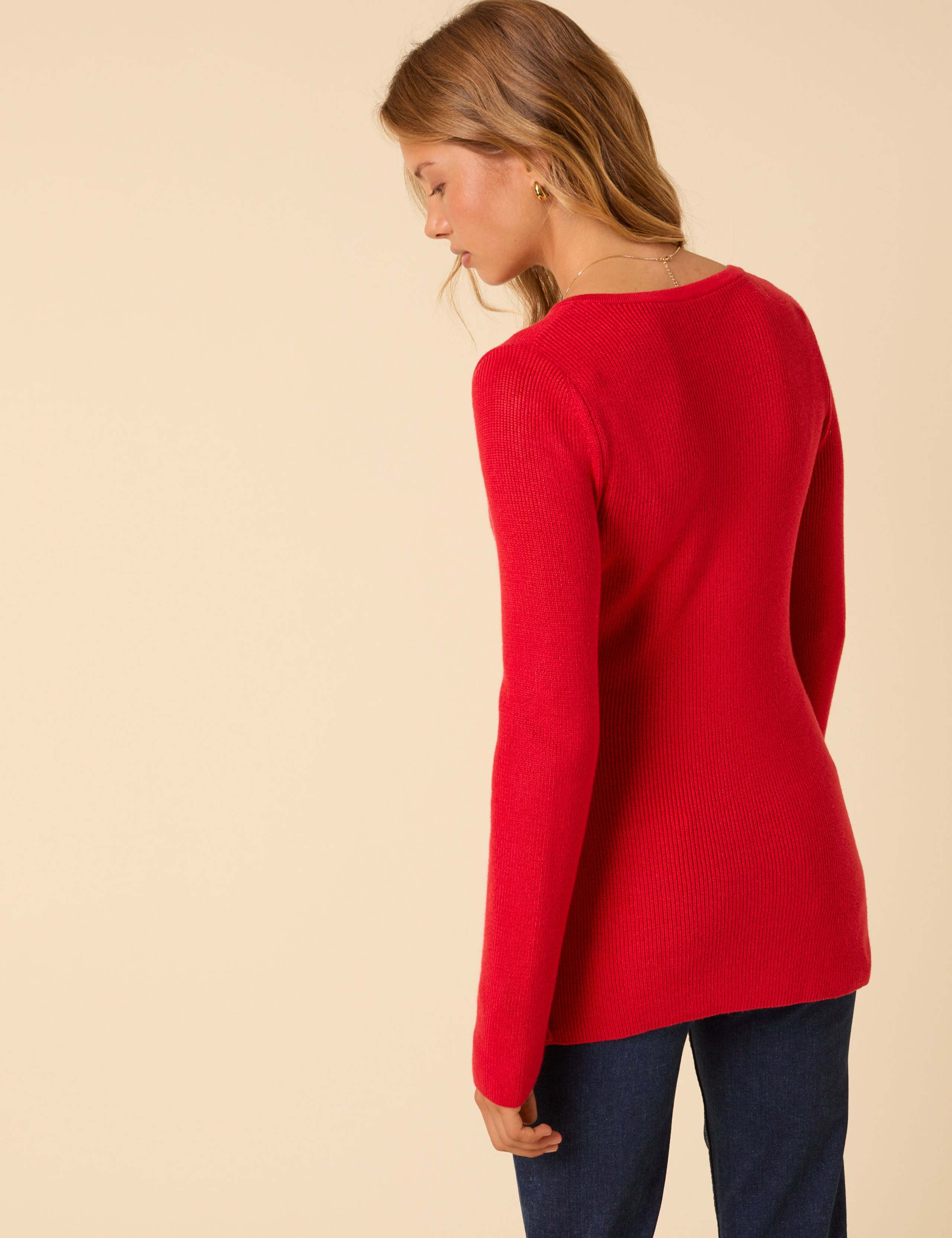 Ribbed Waisted Longline Cardigan 5 of 5