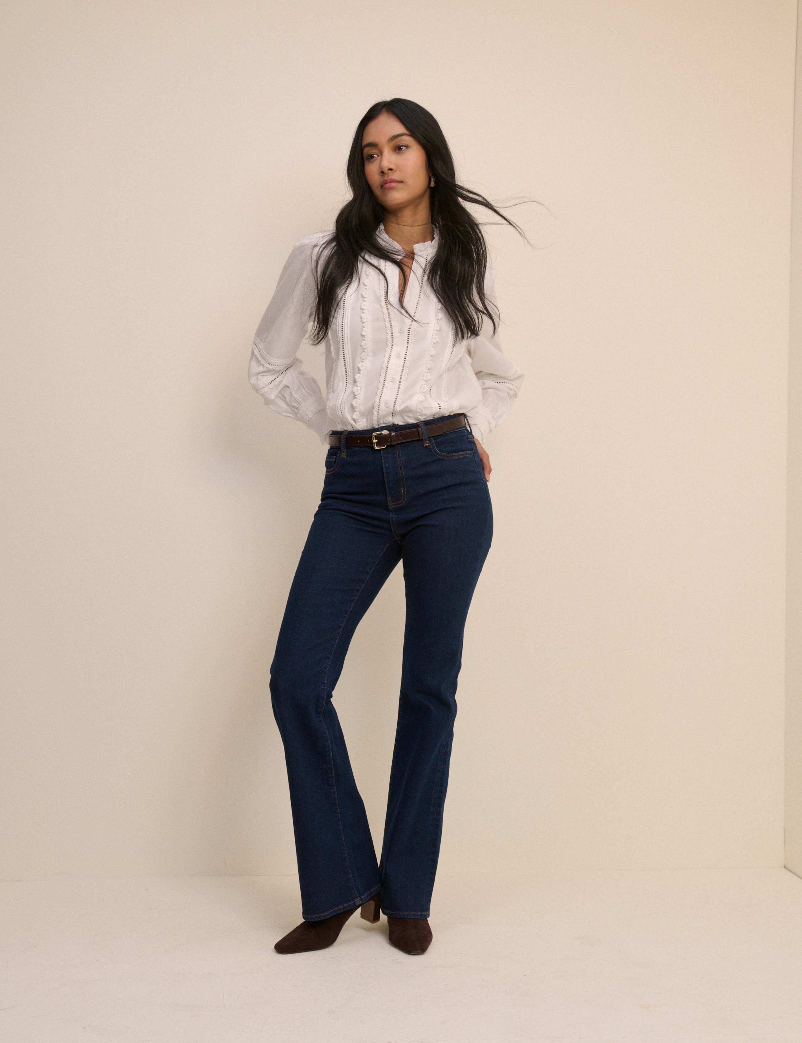 High Waisted Bootcut Jeans 3 of 5