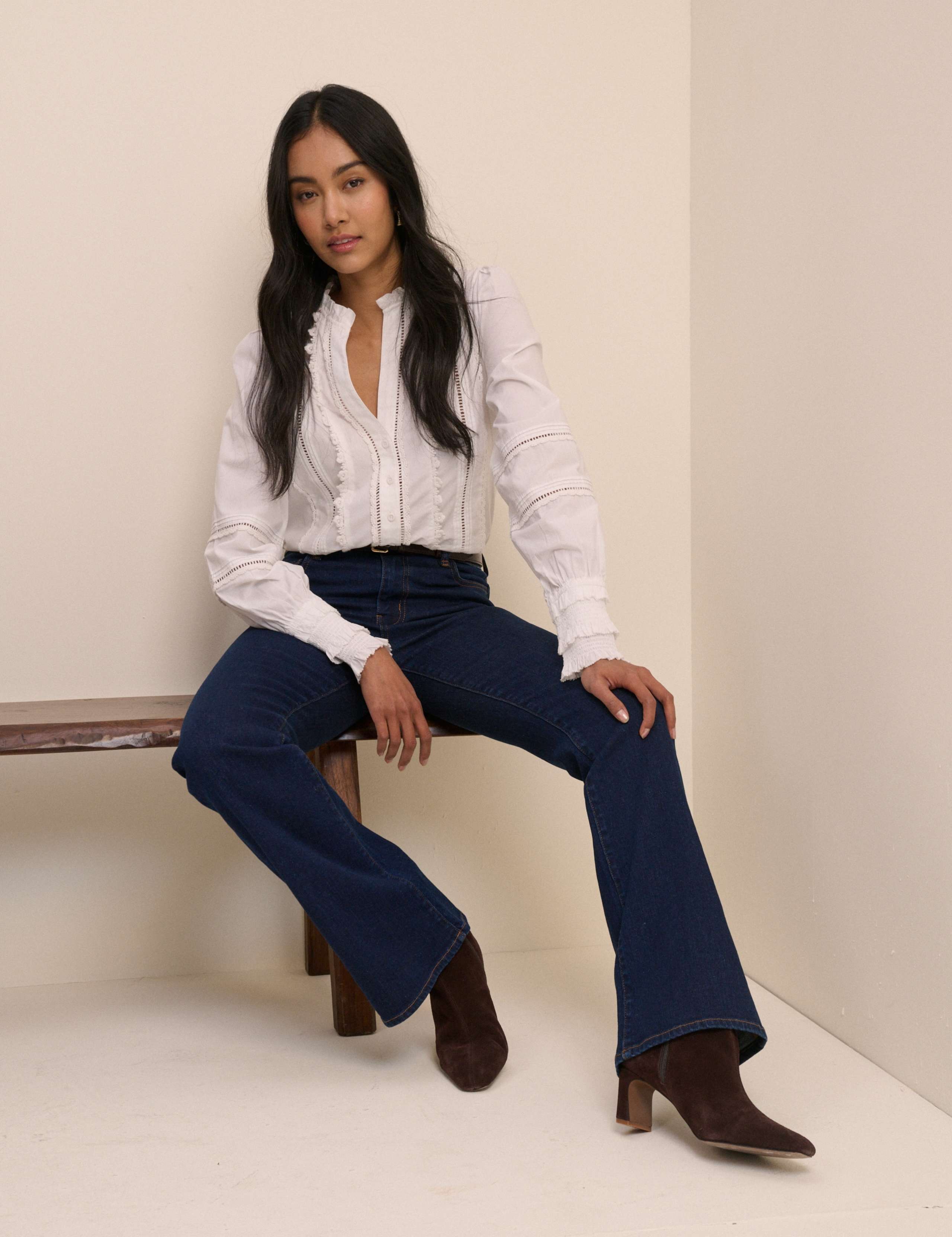 High Waisted Bootcut Jeans 4 of 5