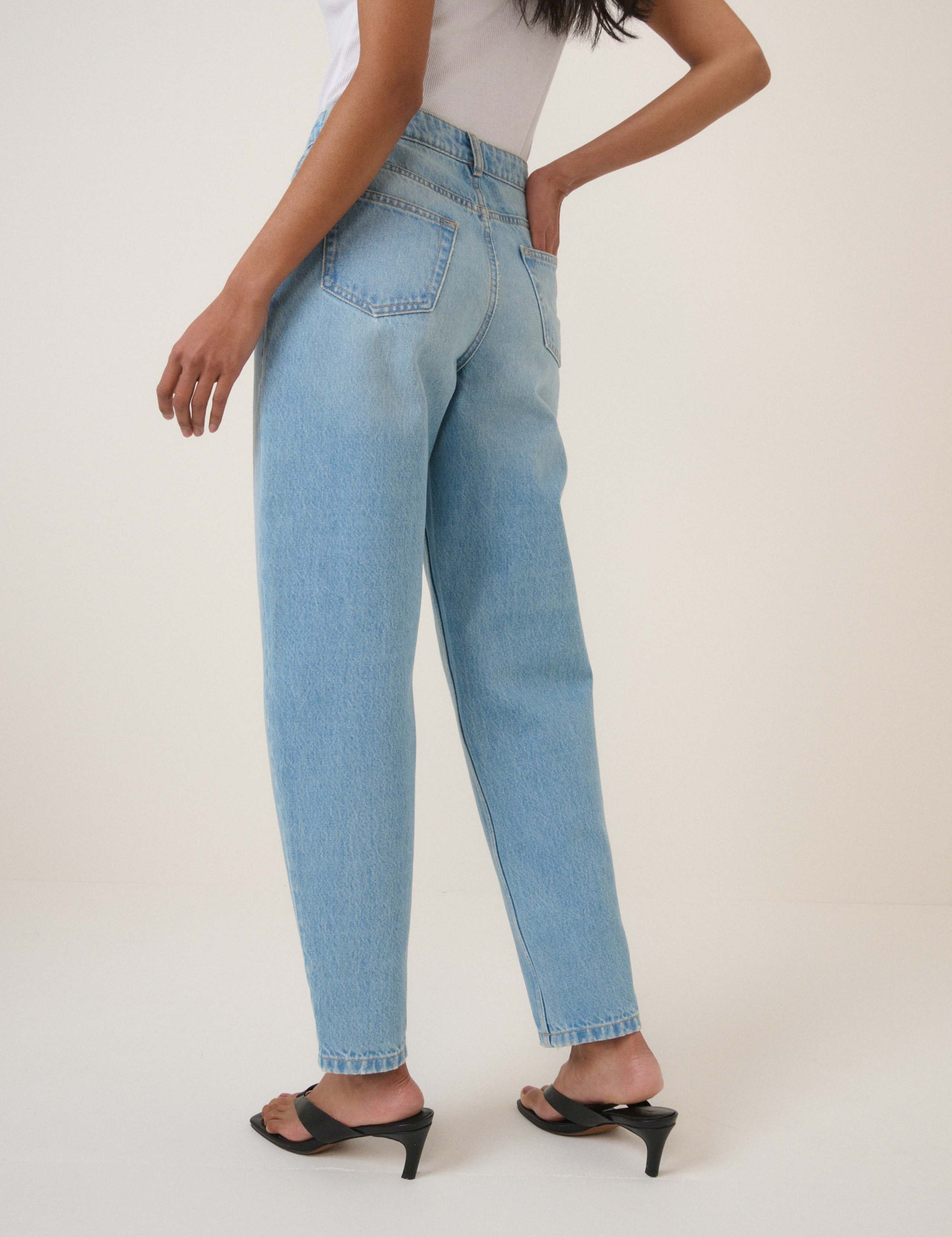 High Waisted Barrel Jeans 2 of 5