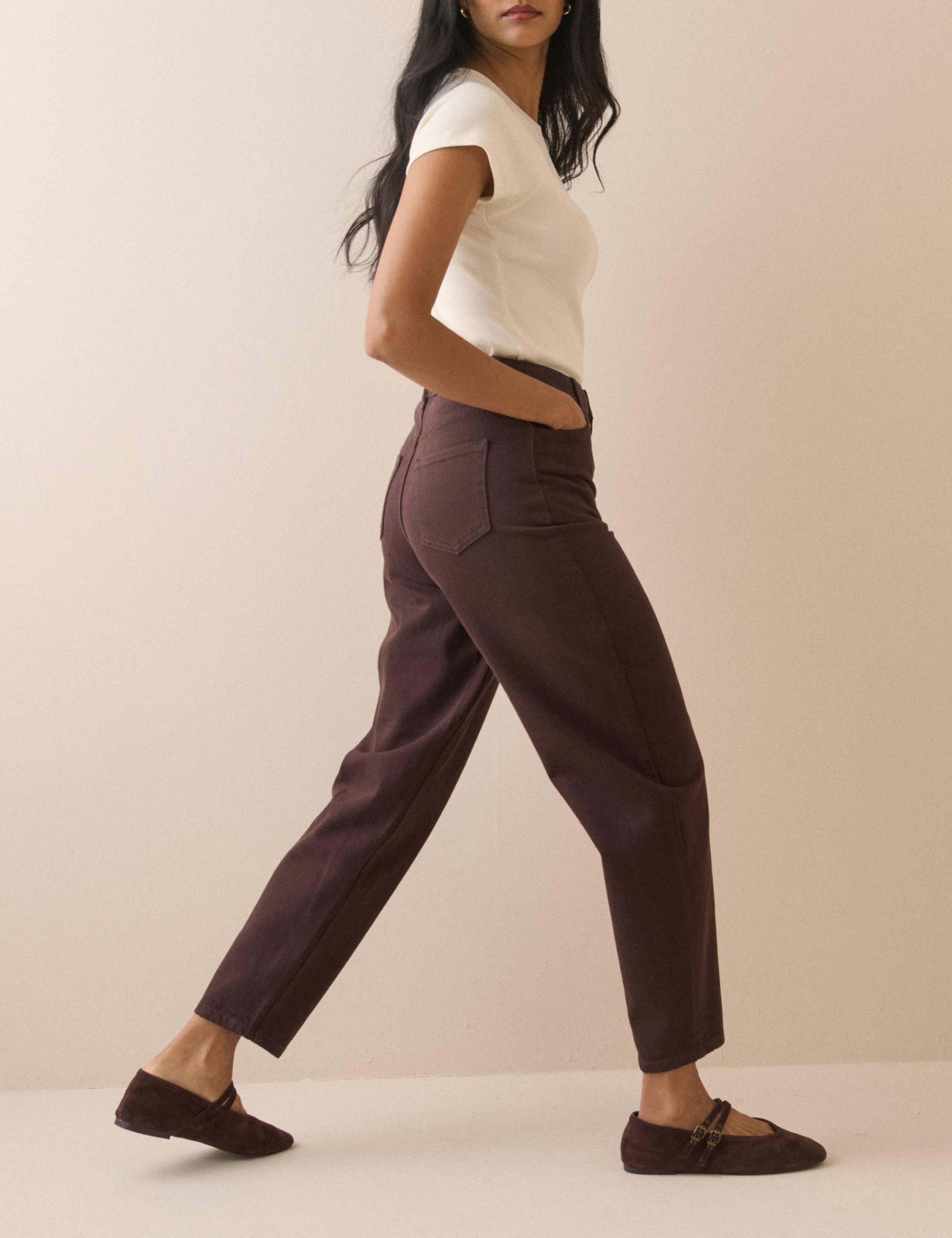 High Waisted Barrel Jeans 3 of 5