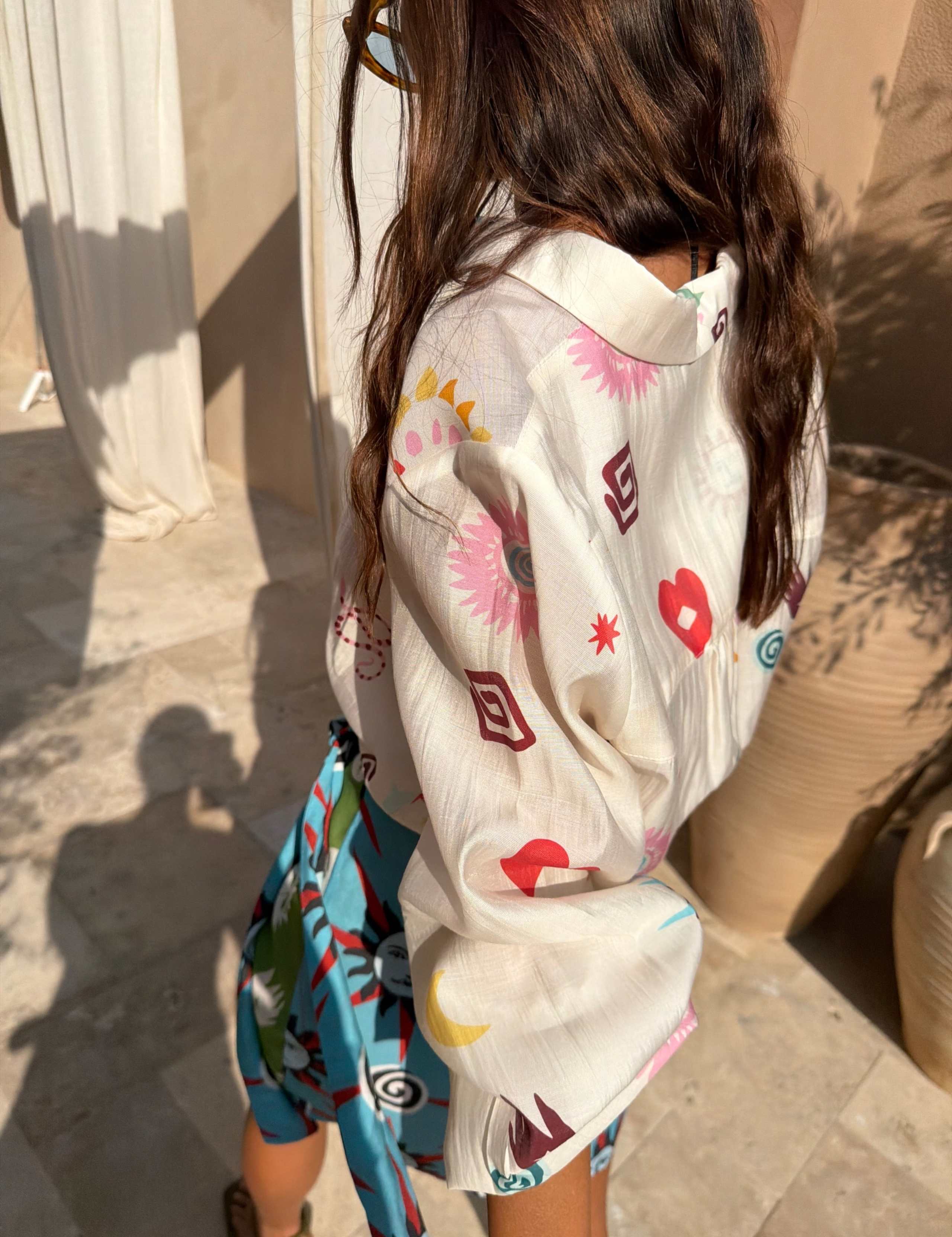 Lyocell Rich Printed Shirt 5 of 5