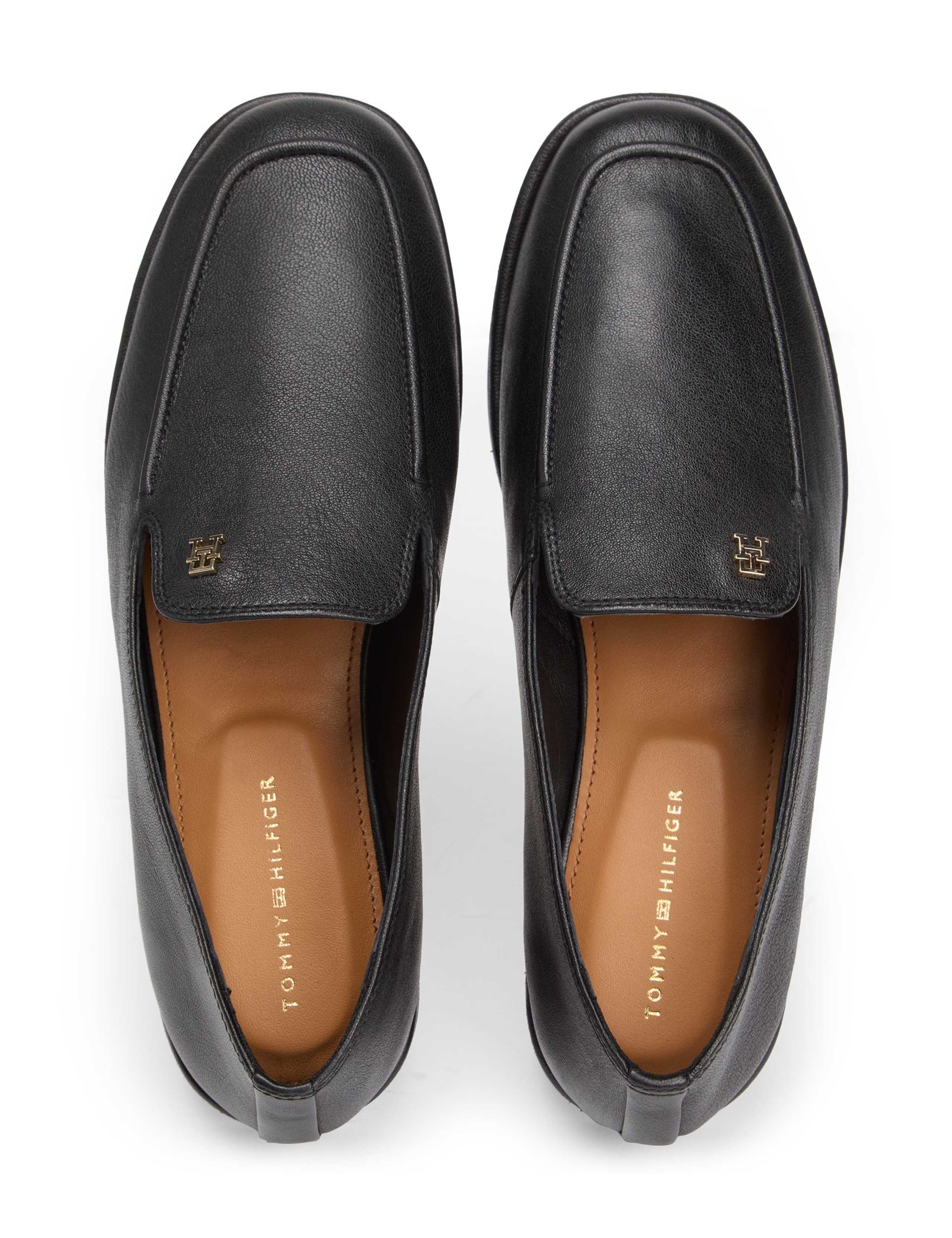 Leather Slip On Flat Loafers 4 of 7