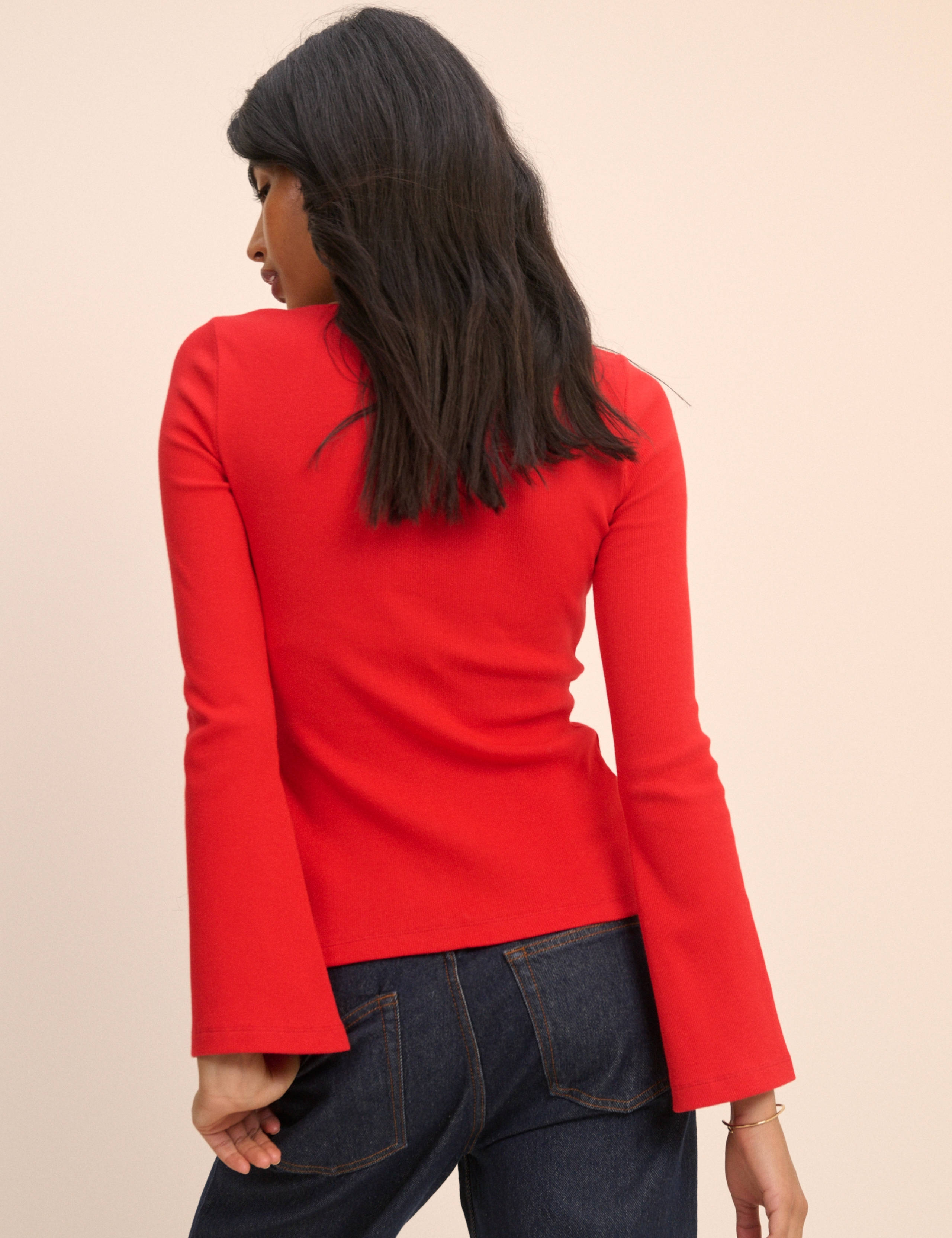 Pure Cotton Slash Neck Fitted Cardigan 2 of 5