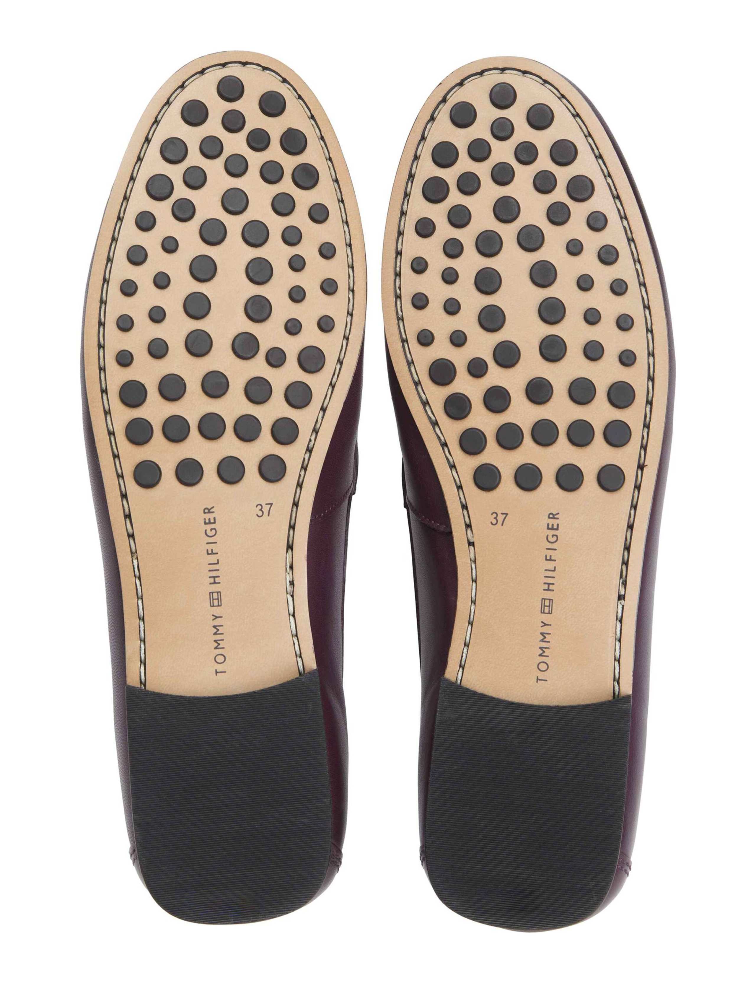 Leather Chain Trim Monogram Loafers 7 of 7