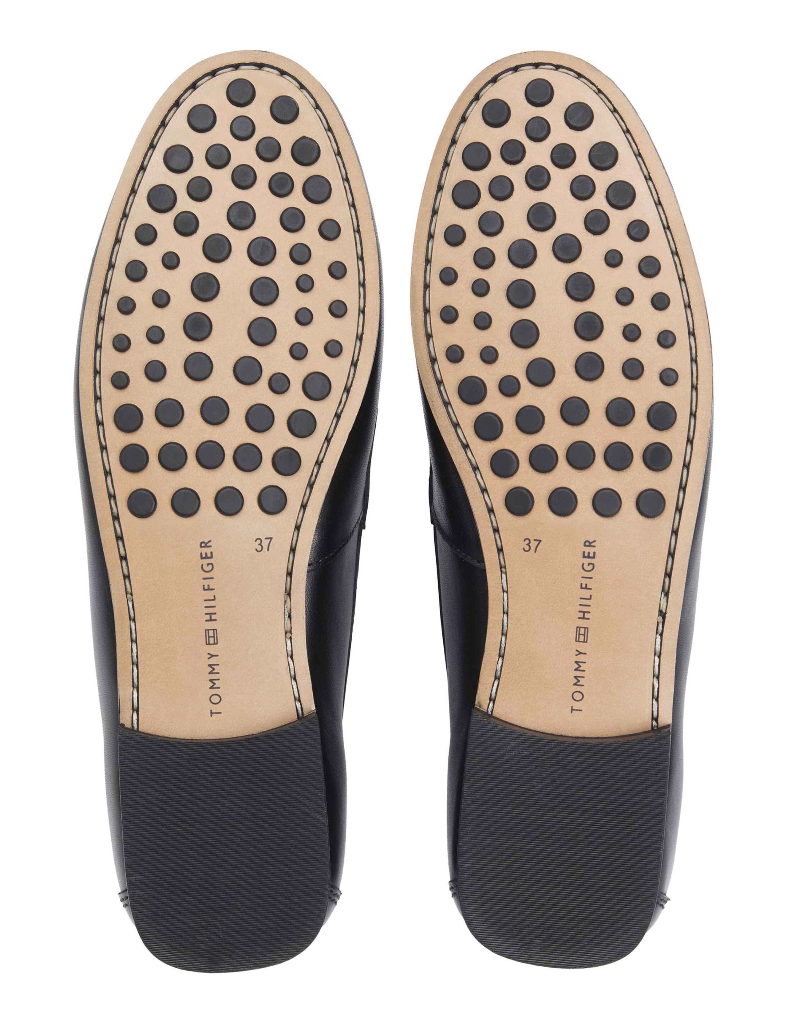 Leather Chain Trim Monogram Loafers 7 of 7