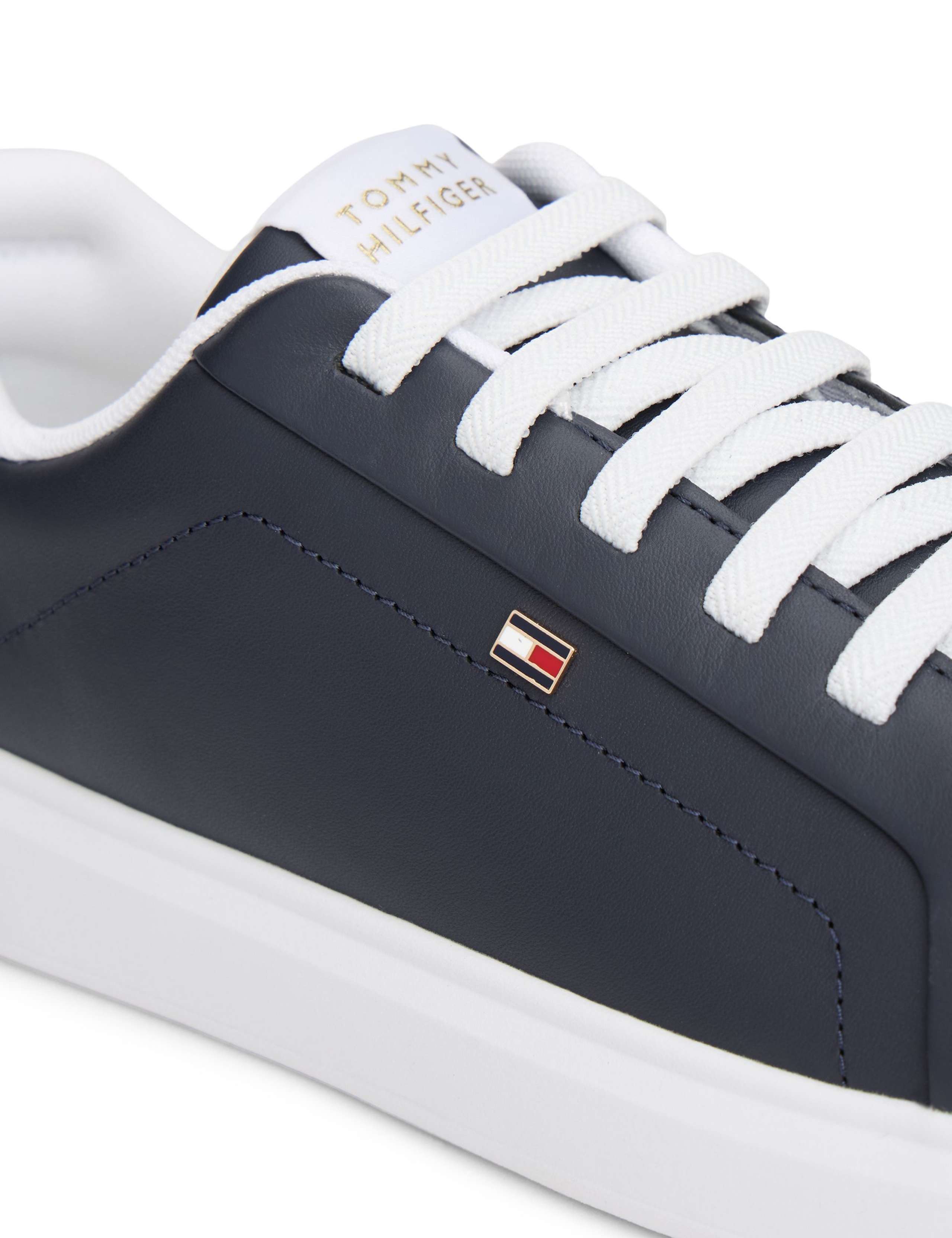 Leather Lace Up Trainers 6 of 6