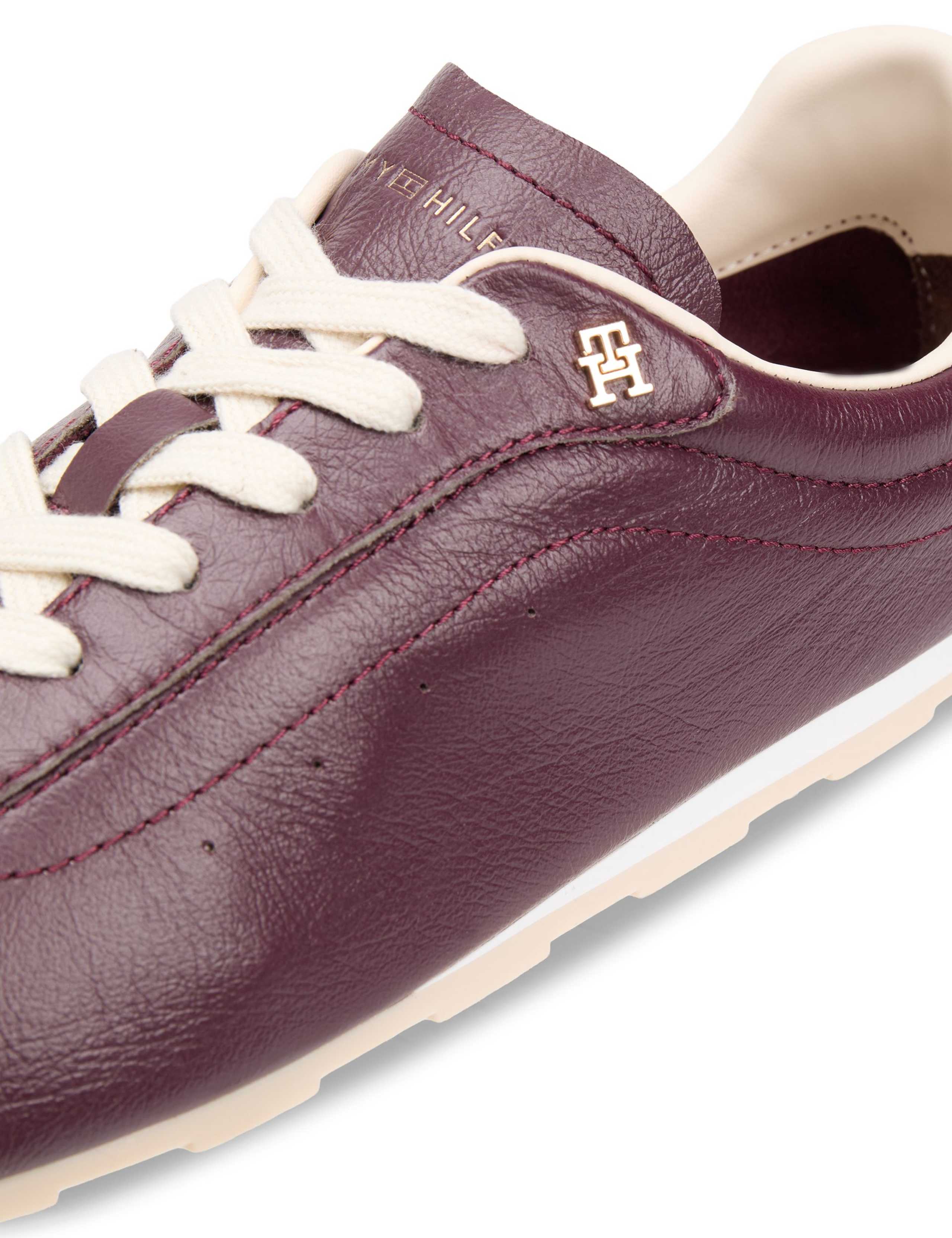 Leather Low Profile Runner Trainers 6 of 7