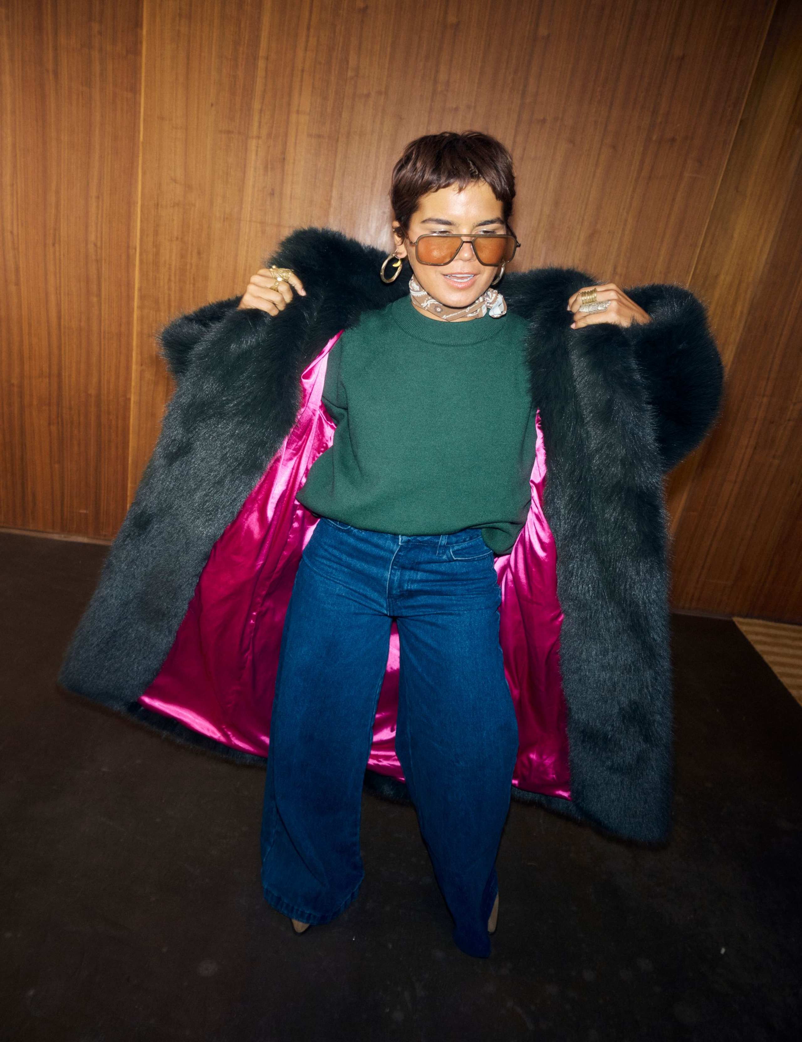 Faux Fur Collared Longline Coat 2 of 5