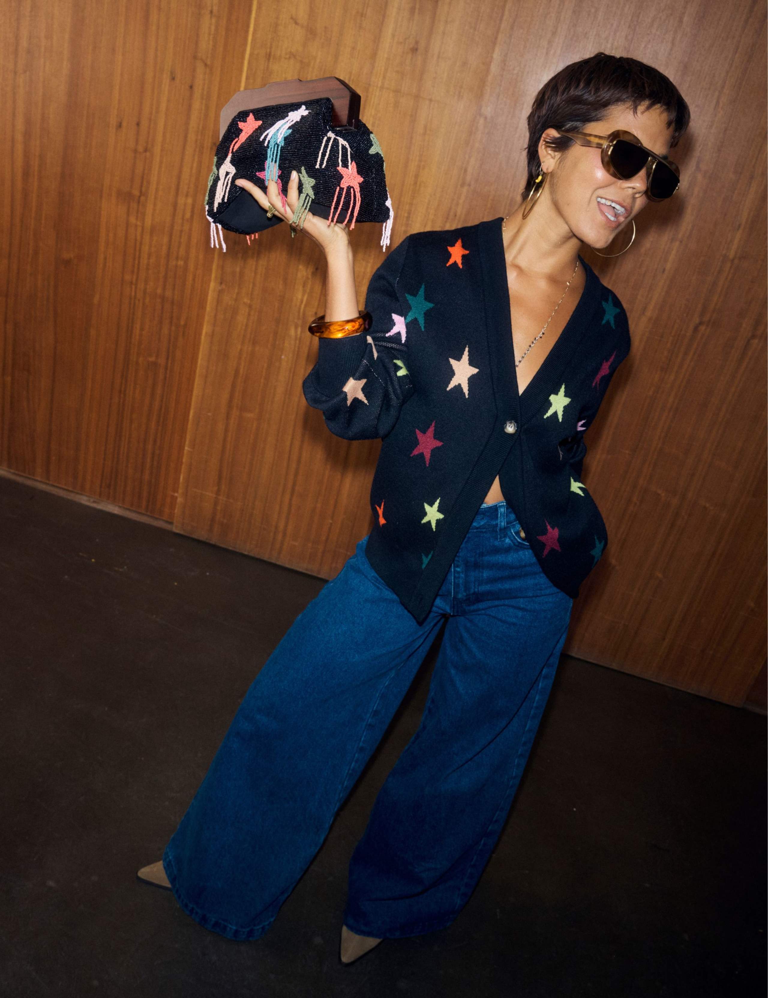 Star Relaxed Cardigan 1 of 4