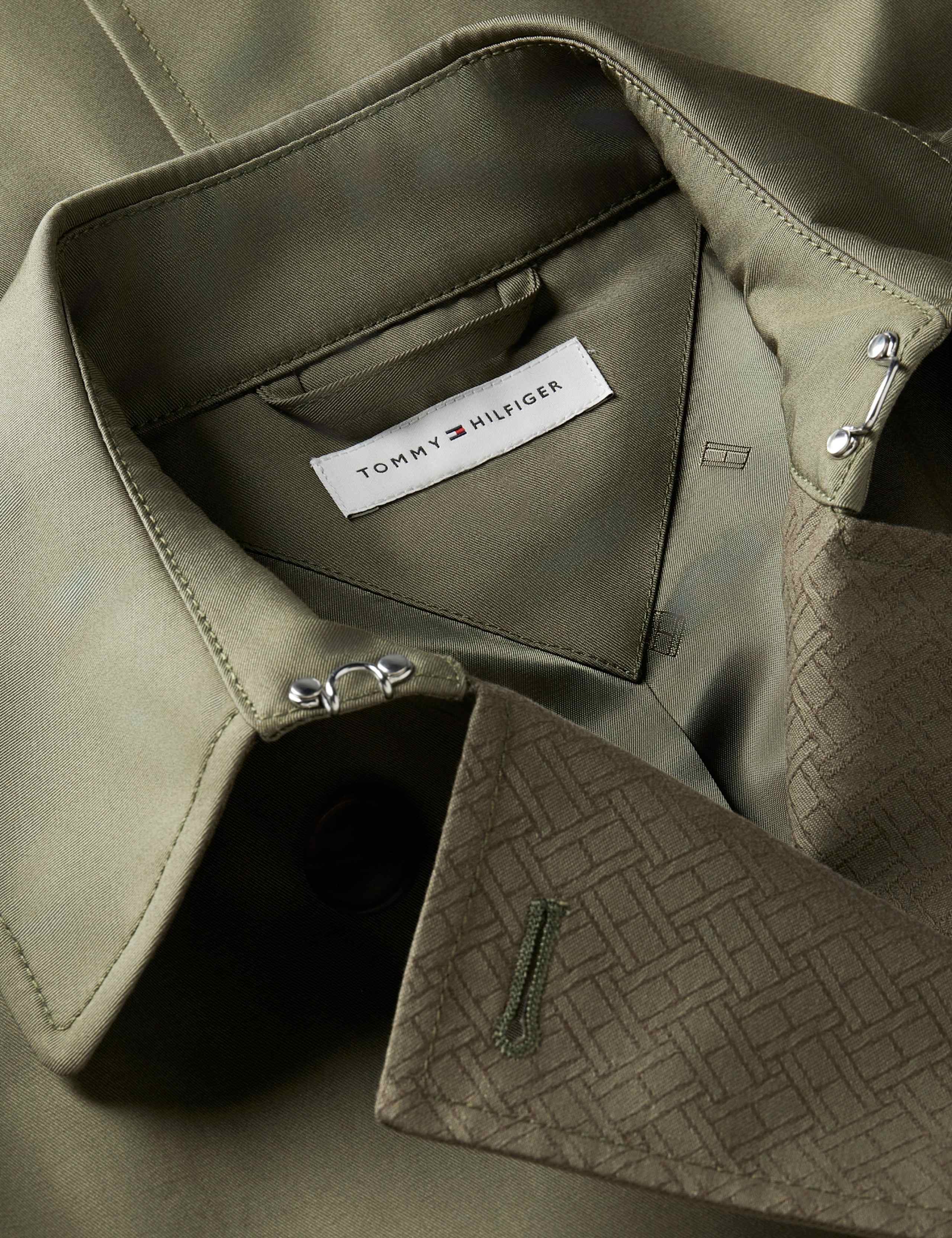 Pure Cotton Monogram Print Trench Coat 4 of 7
