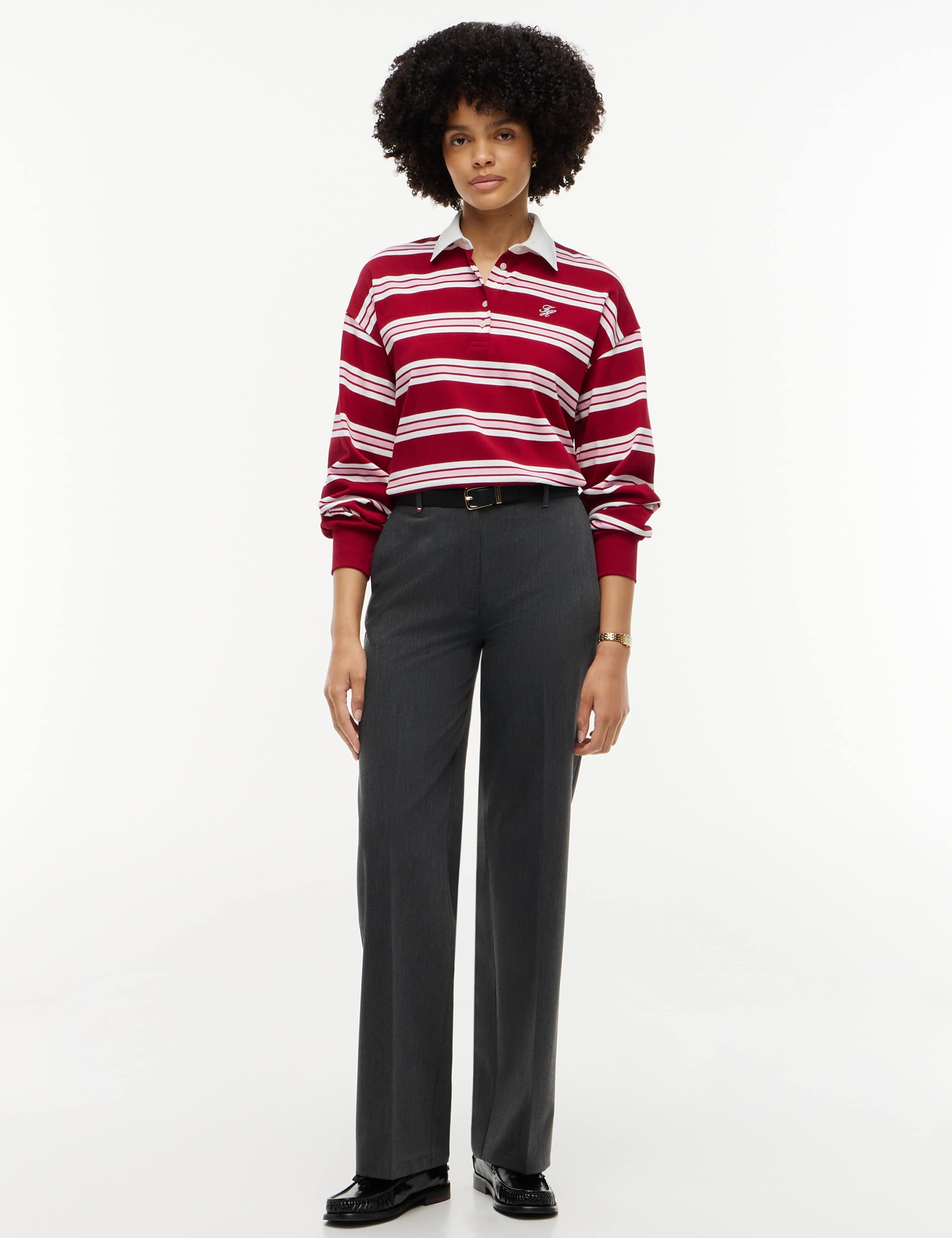 Pure Cotton Striped Rugby Shirt 3 of 4