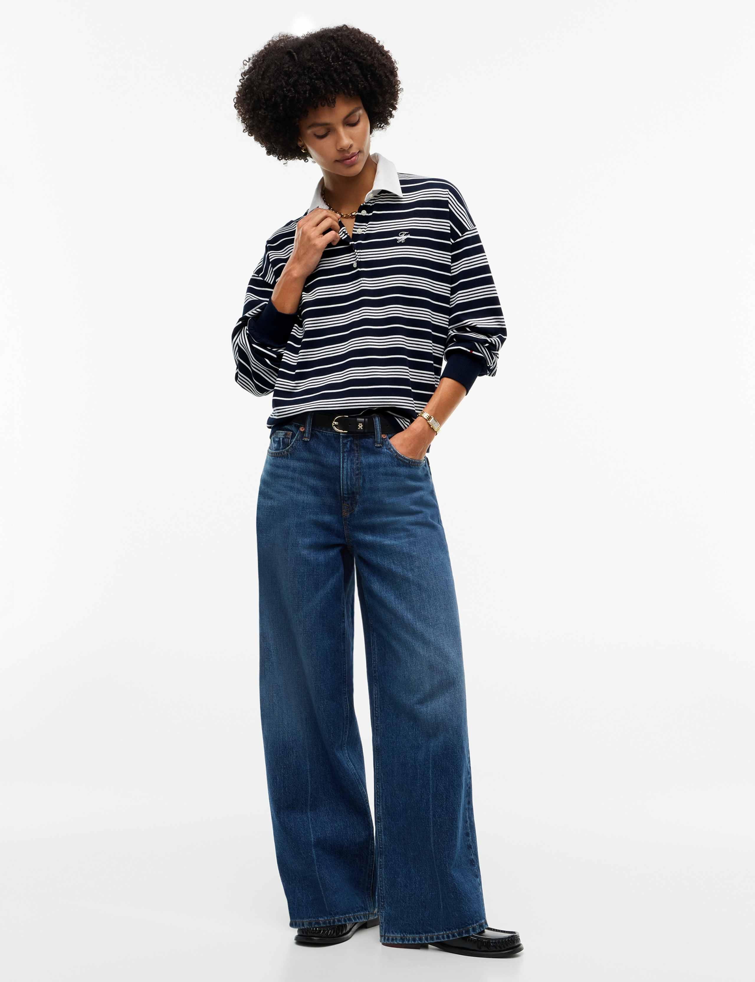 Pure Cotton Striped Rugby Shirt 5 of 5